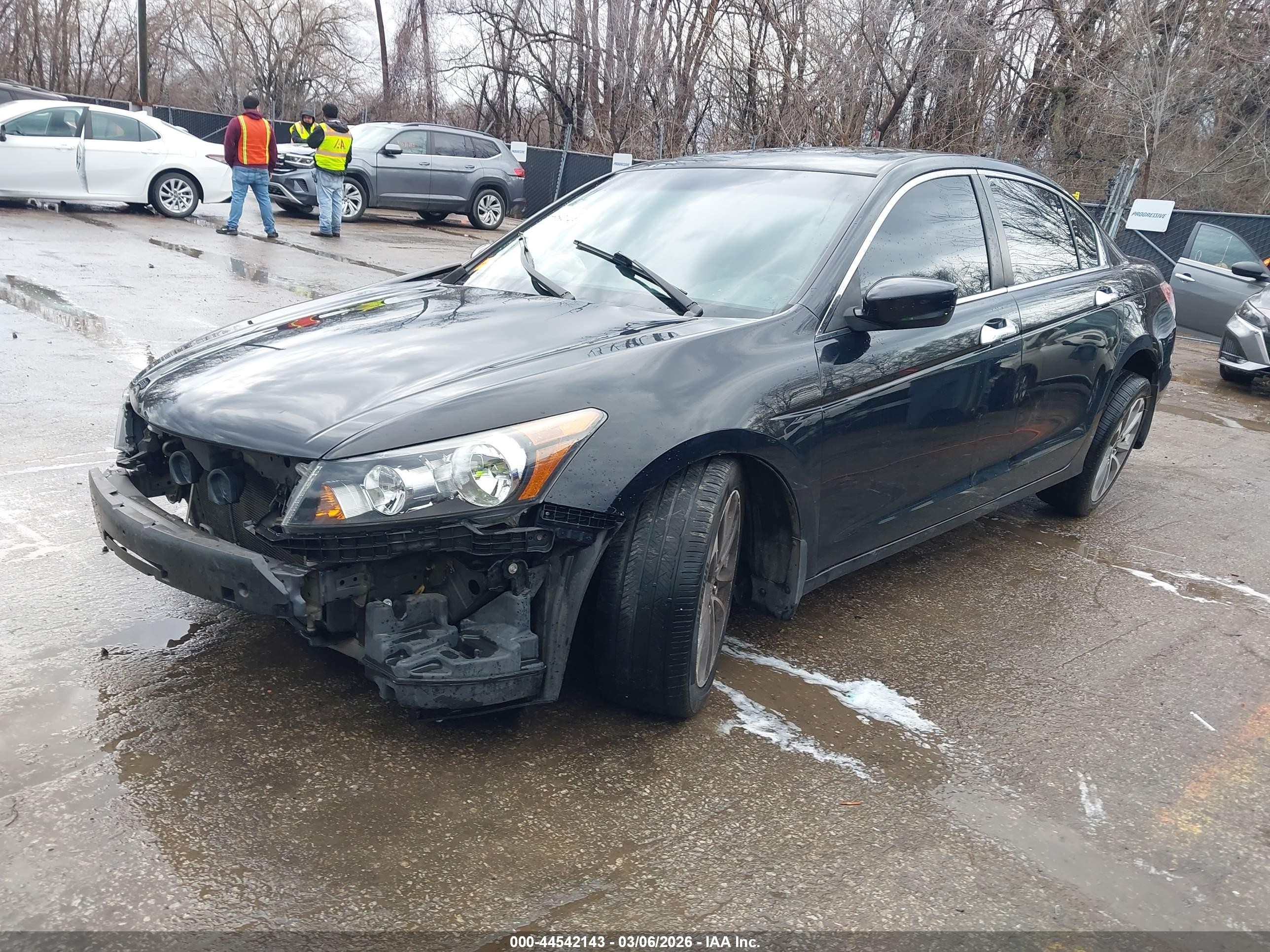 2010 Honda Accord 2.4 Ex-l Black vin: 1HGCP2F8XAA023977
