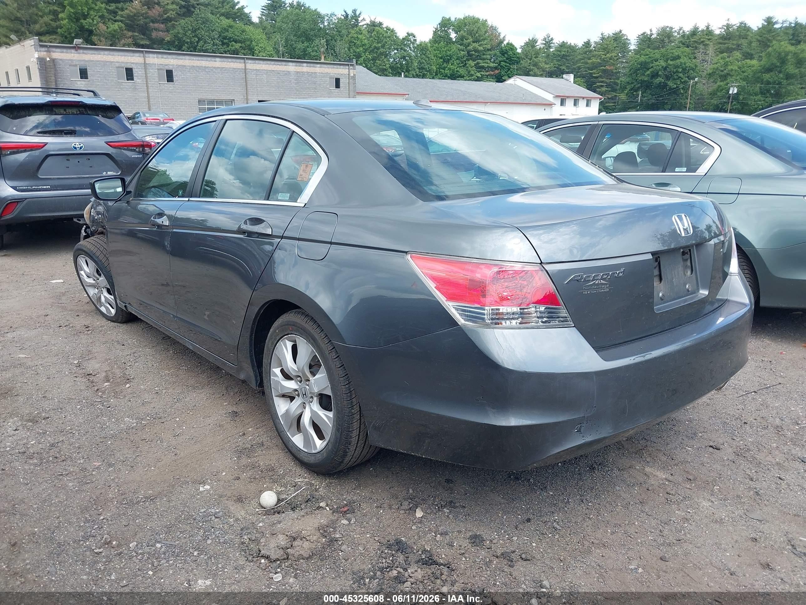 2010 Honda Accord 2.4 Ex-l Серый vin: 1HGCP2F8XAA036311
