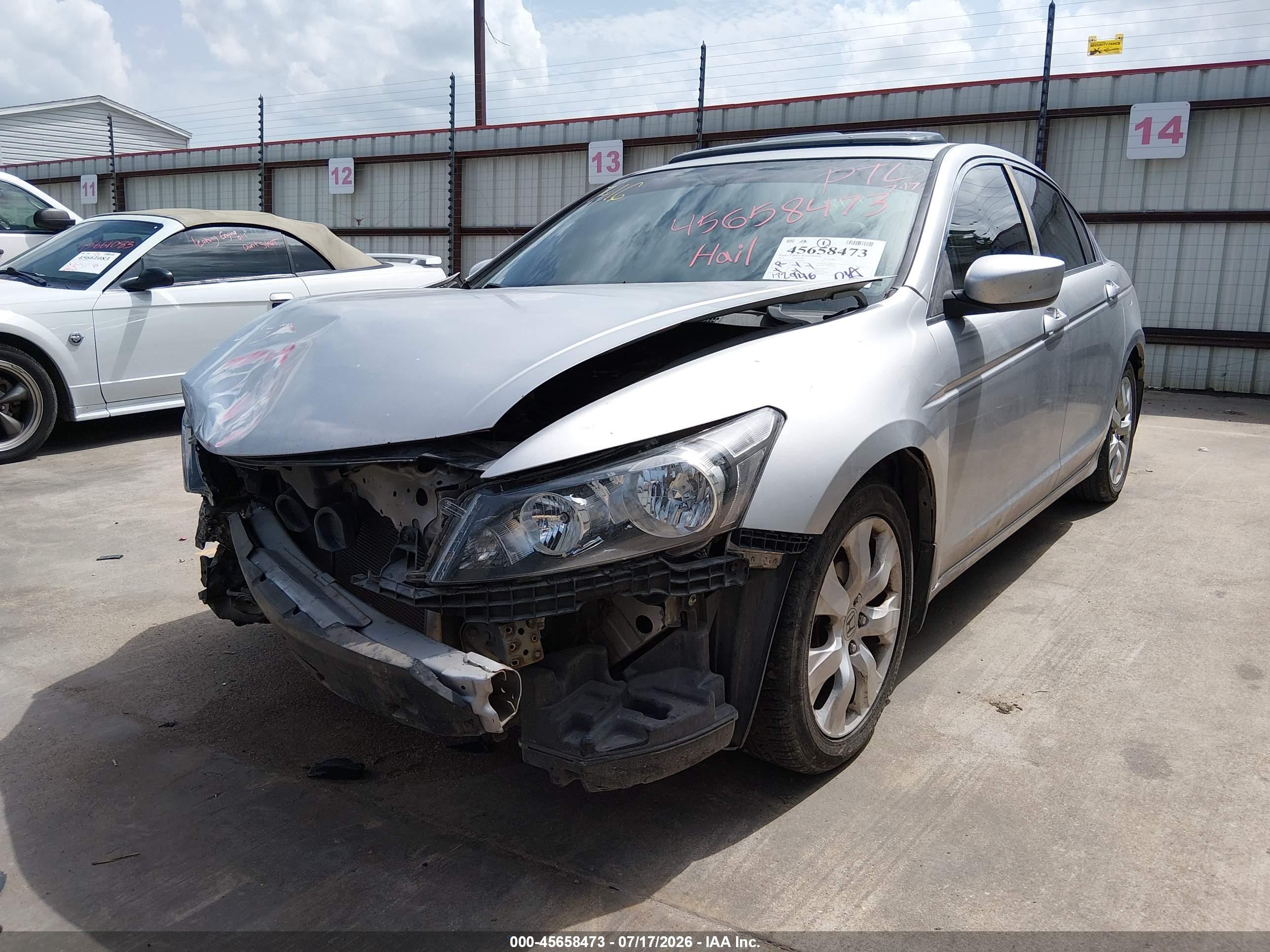 2010 Honda Accord 2.4 Ex-l Серебряный vin: 1HGCP2F8XAA054601