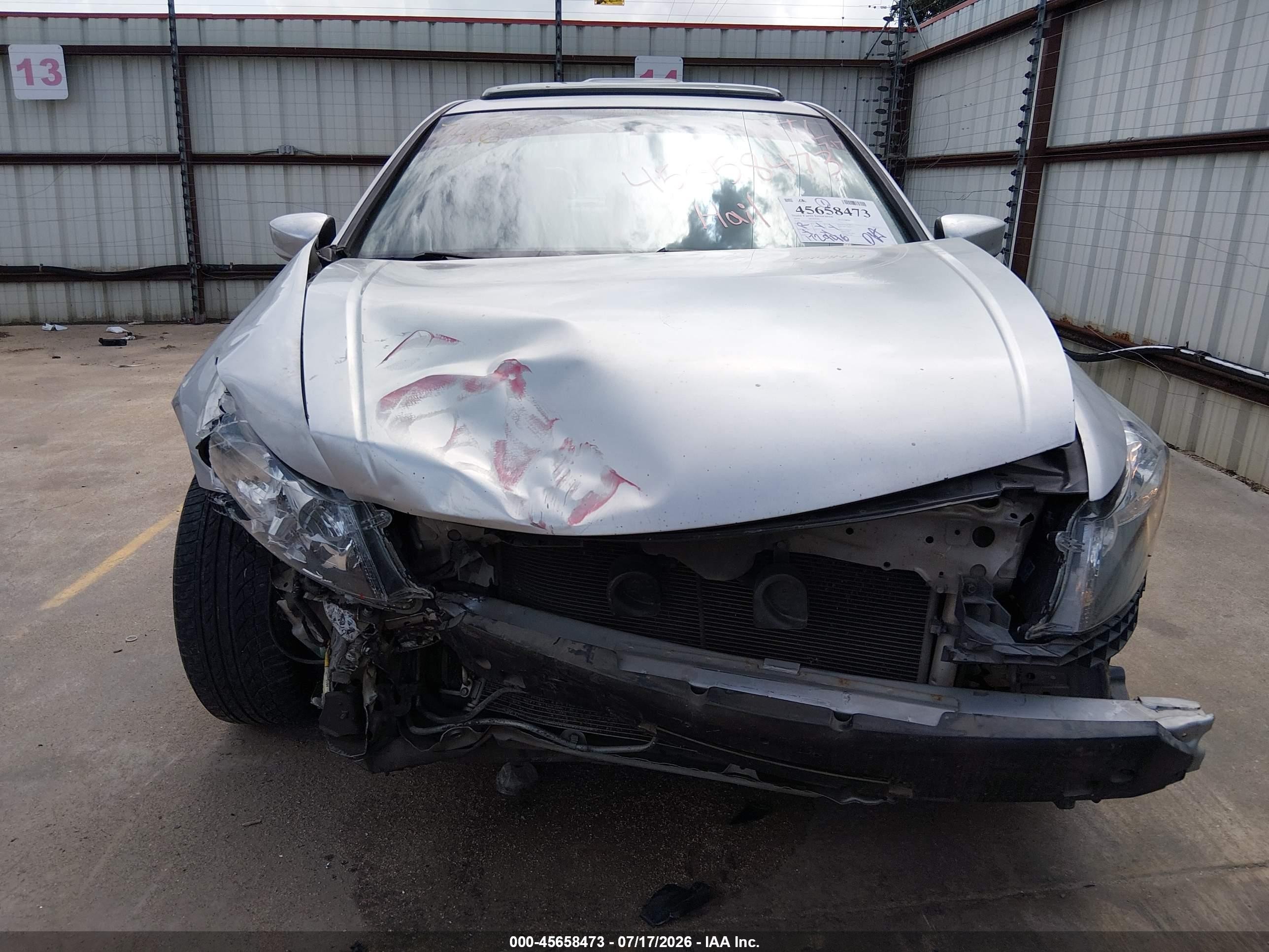 2010 Honda Accord 2.4 Ex-l Серебряный vin: 1HGCP2F8XAA054601