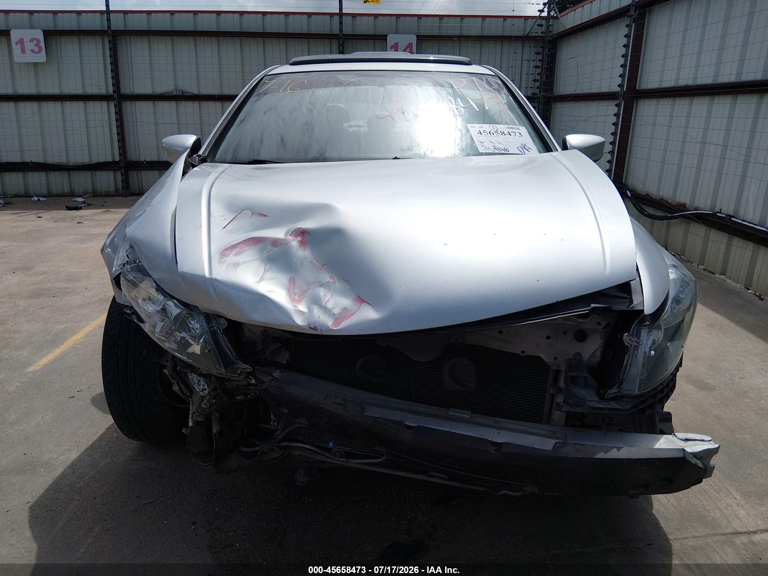 2010 Honda Accord 2.4 Ex-l Серебряный vin: 1HGCP2F8XAA054601