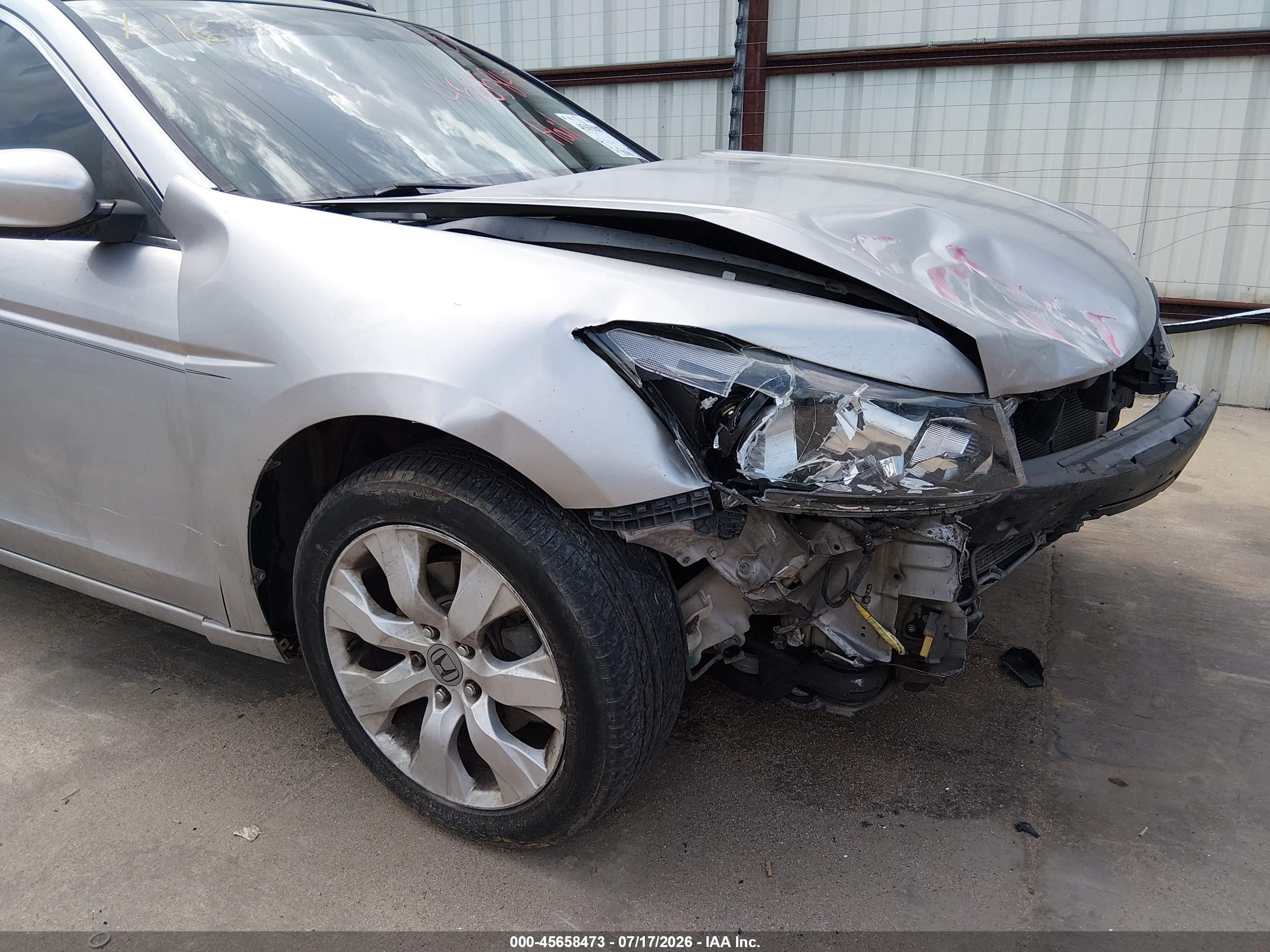 2010 Honda Accord 2.4 Ex-l Серебряный vin: 1HGCP2F8XAA054601