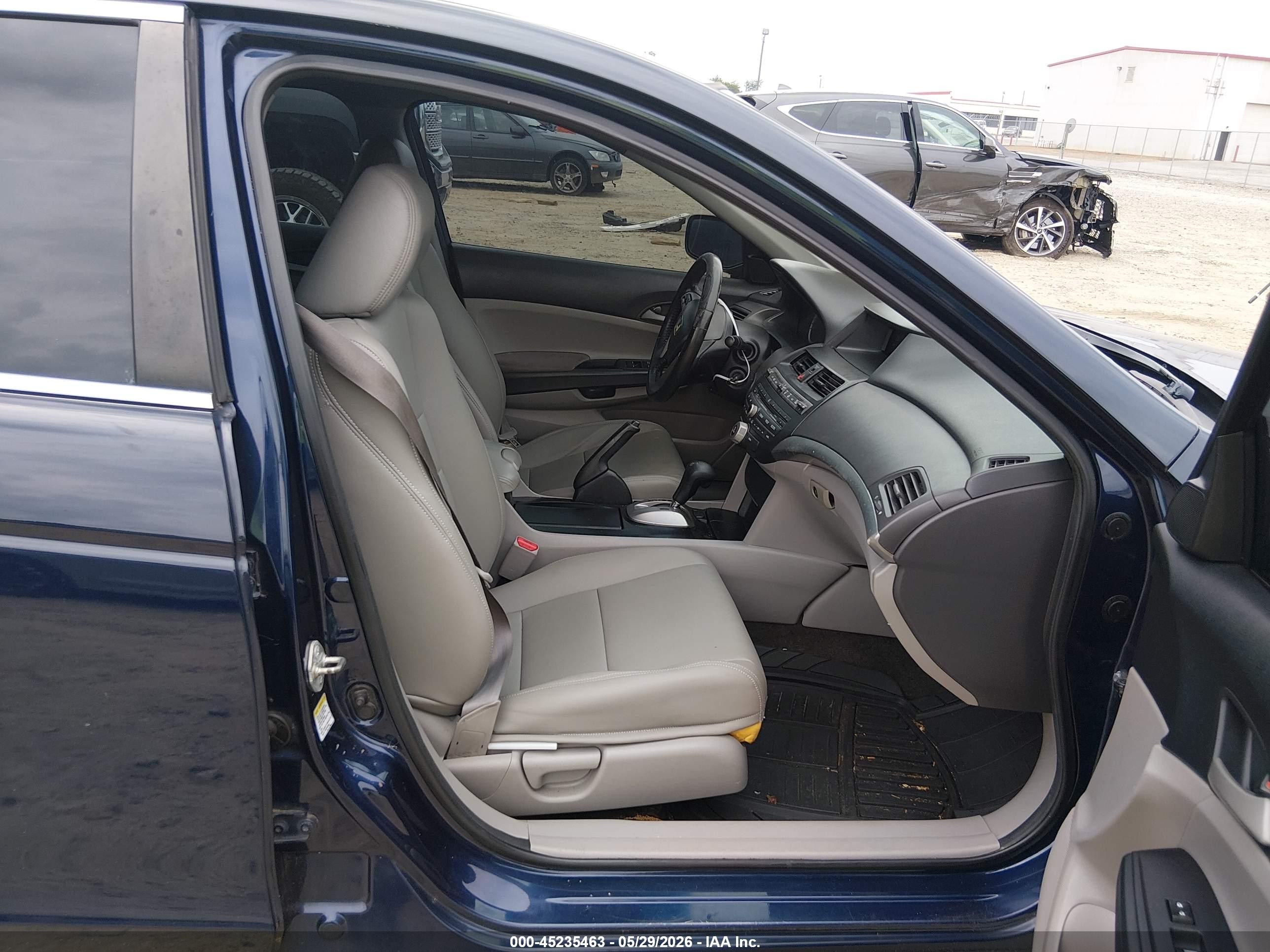 2010 Honda Accord 2.4 Ex-l Blue vin: 1HGCP2F8XAA081152