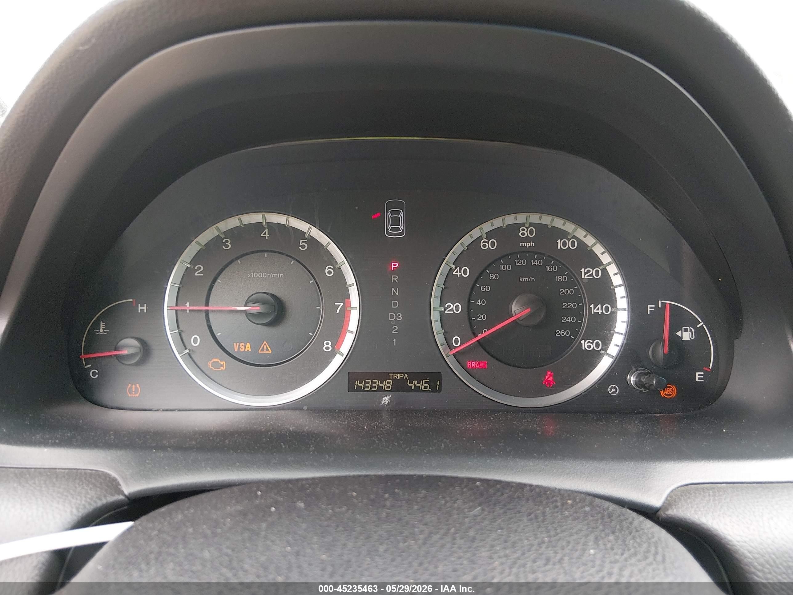2010 Honda Accord 2.4 Ex-l Blue vin: 1HGCP2F8XAA081152