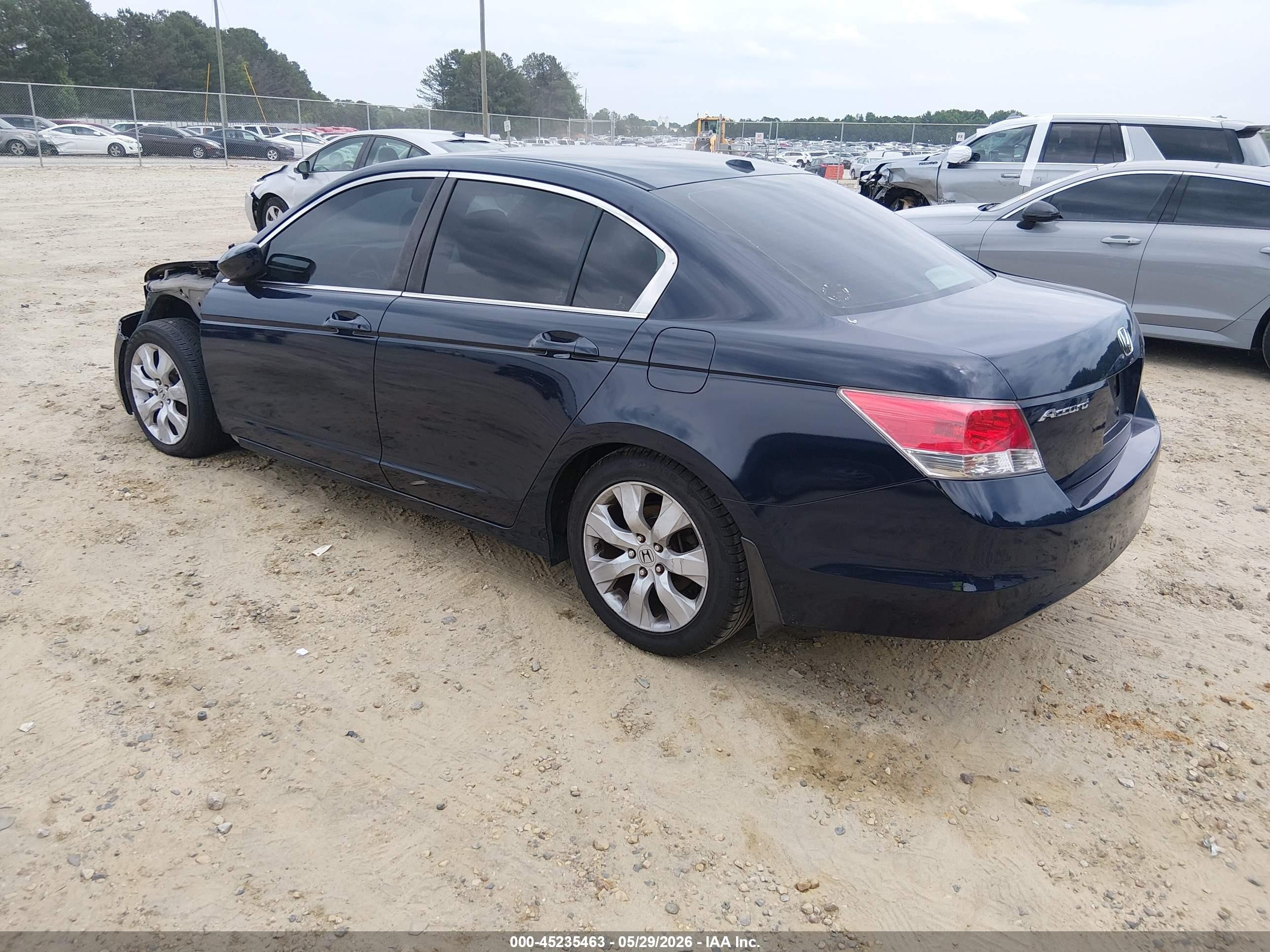 2010 Honda Accord 2.4 Ex-l Blue vin: 1HGCP2F8XAA081152