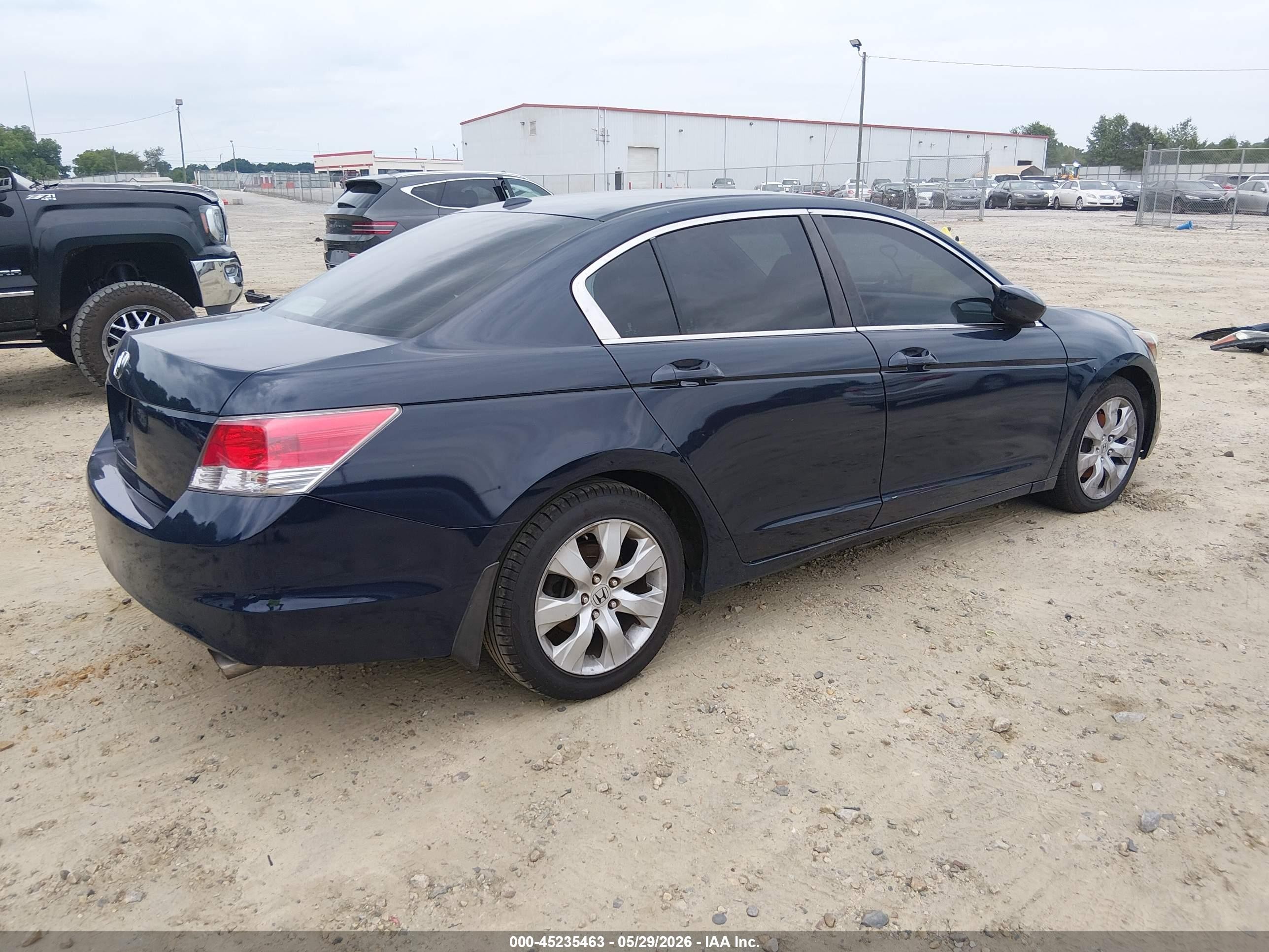 2010 Honda Accord 2.4 Ex-l Blue vin: 1HGCP2F8XAA081152
