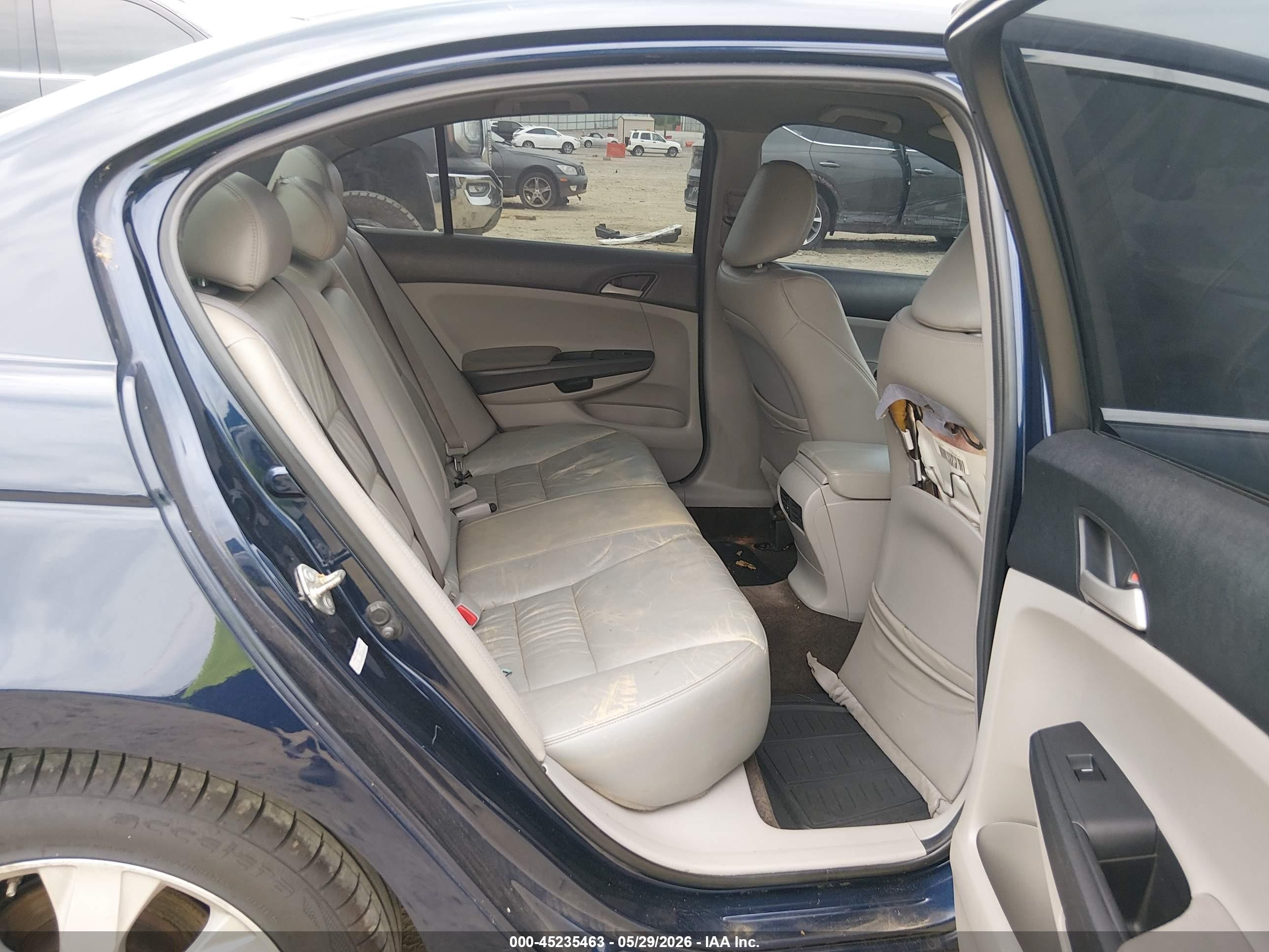 2010 Honda Accord 2.4 Ex-l Blue vin: 1HGCP2F8XAA081152