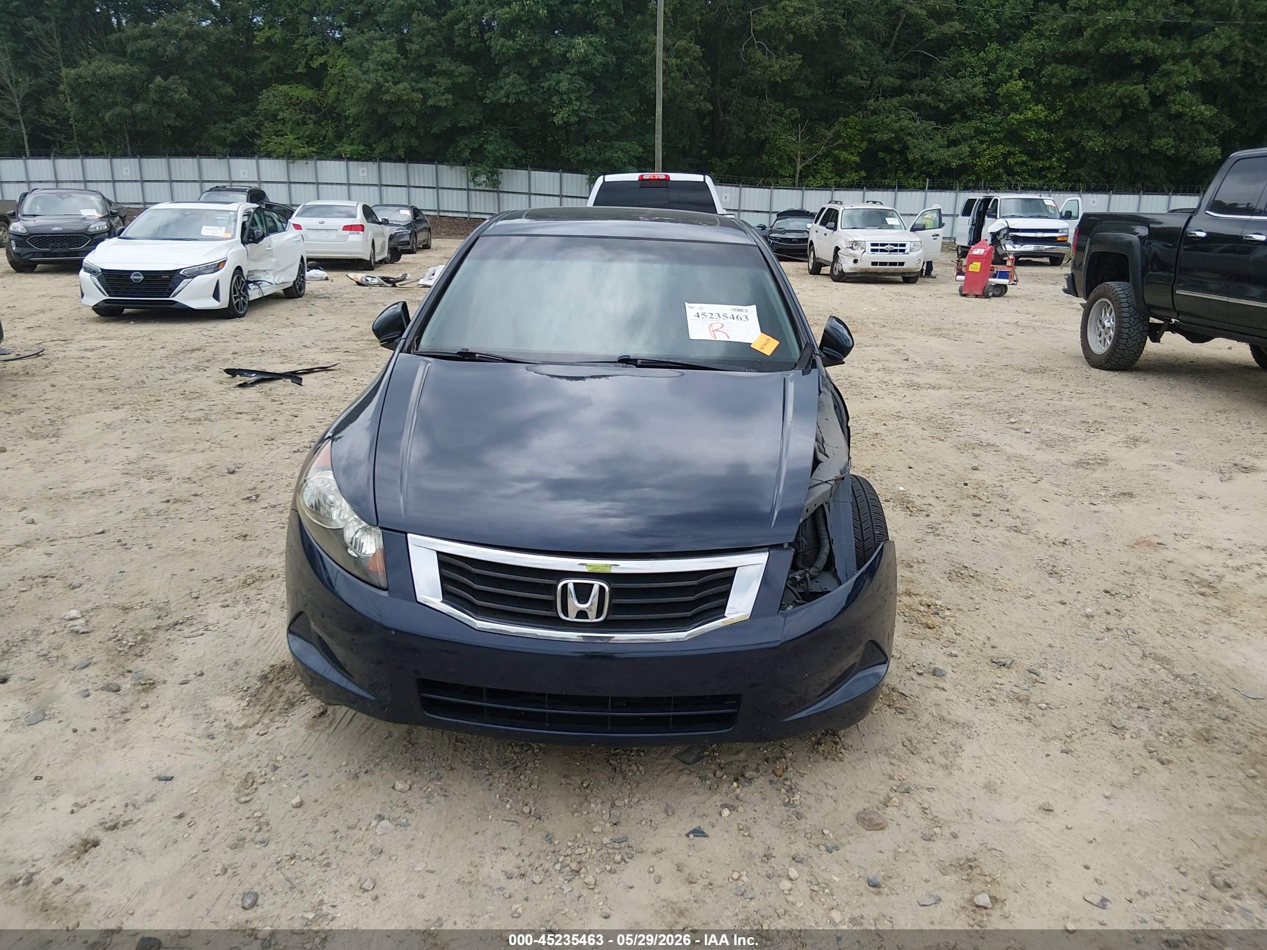 2010 Honda Accord 2.4 Ex-l Blue vin: 1HGCP2F8XAA081152