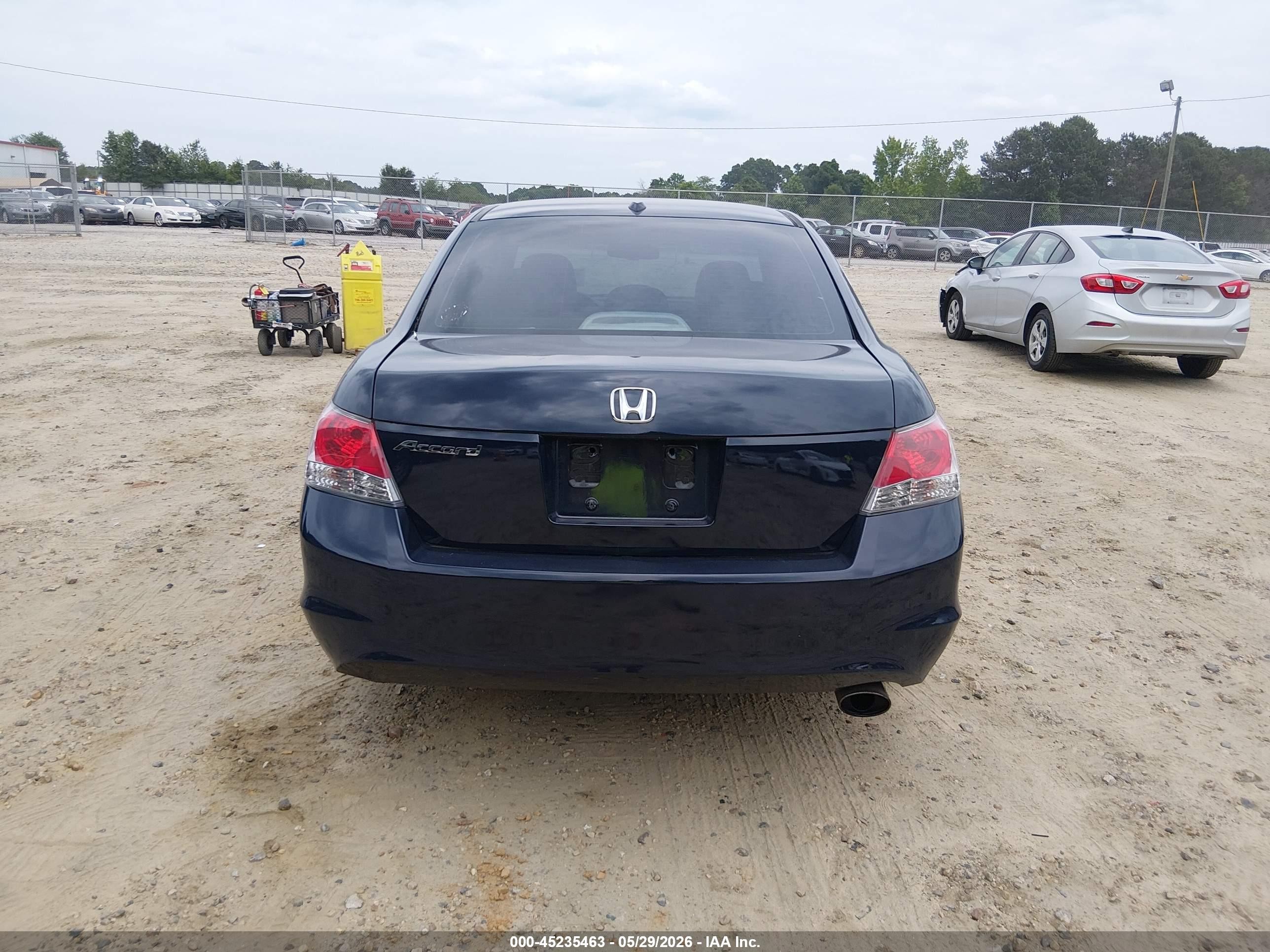 2010 Honda Accord 2.4 Ex-l Blue vin: 1HGCP2F8XAA081152