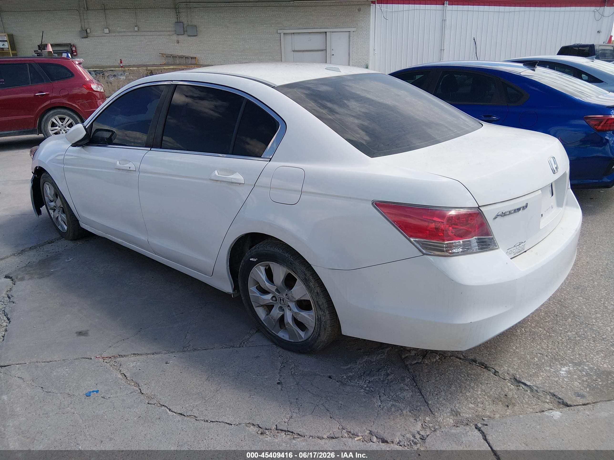 2010 Honda Accord 2.4 Ex-l White vin: 1HGCP2F8XAA114148