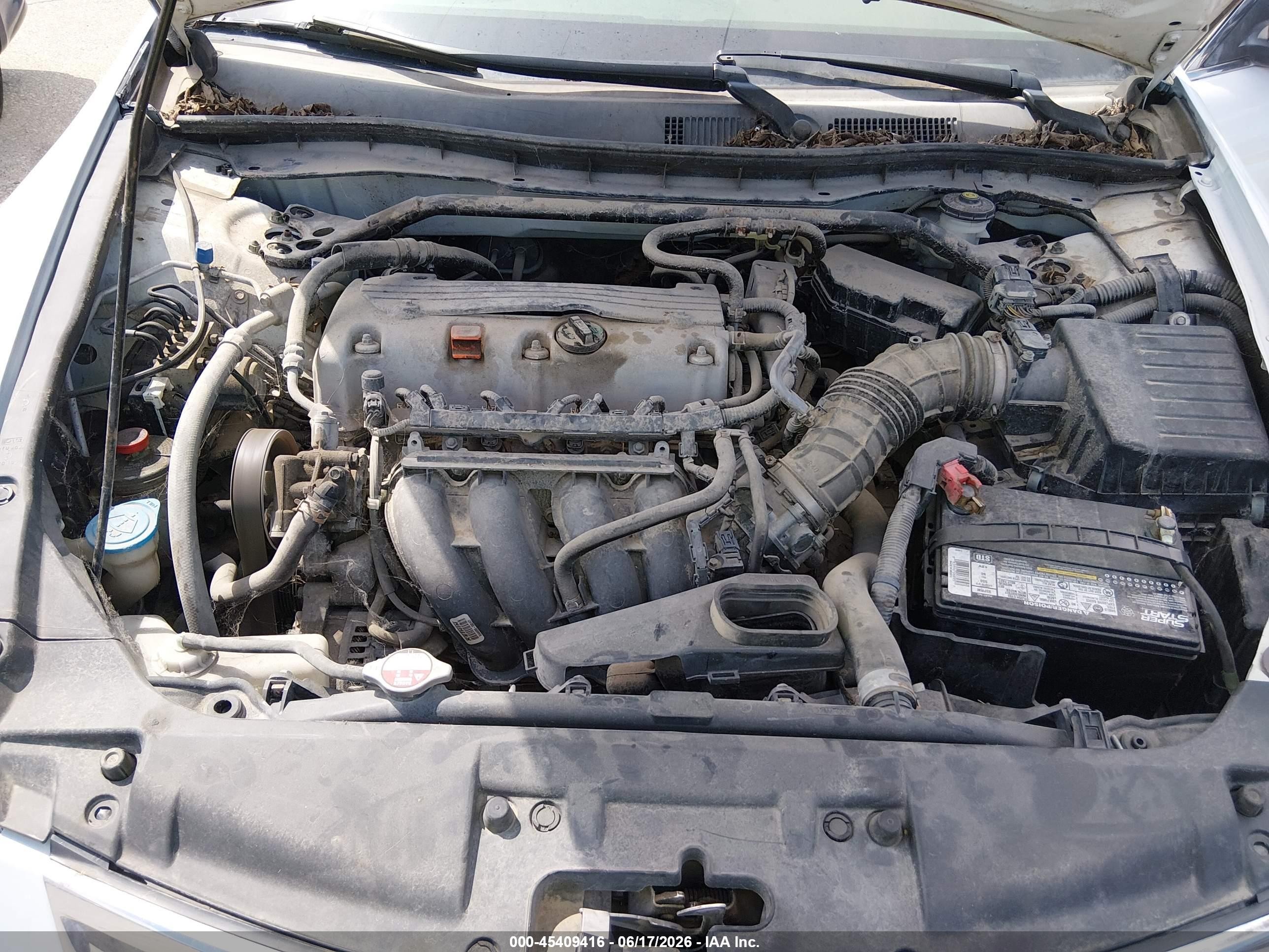 2010 Honda Accord 2.4 Ex-l White vin: 1HGCP2F8XAA114148