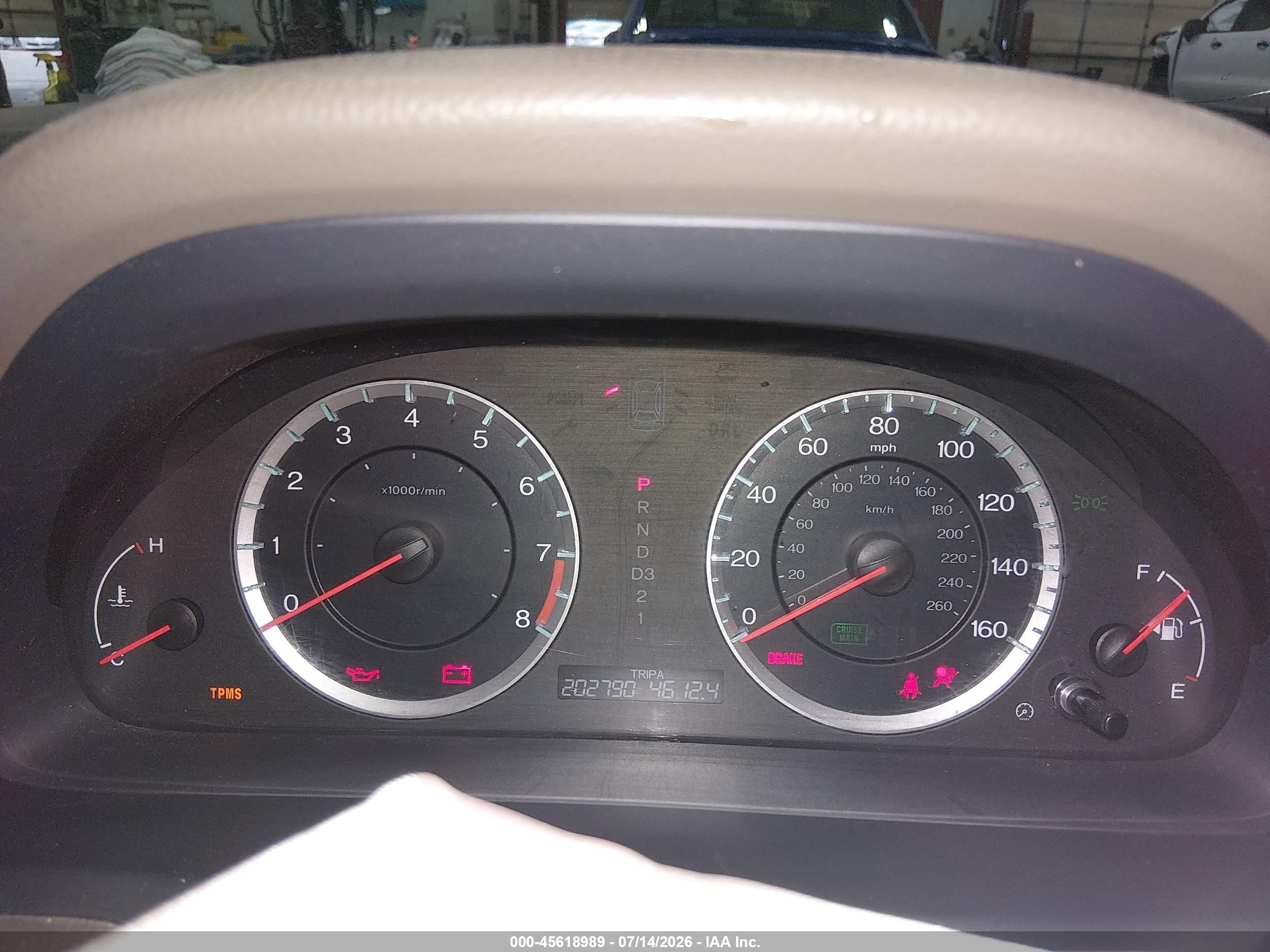 2010 Honda Accord 2.4 Ex-l White vin: 1HGCP2F8XAA125389