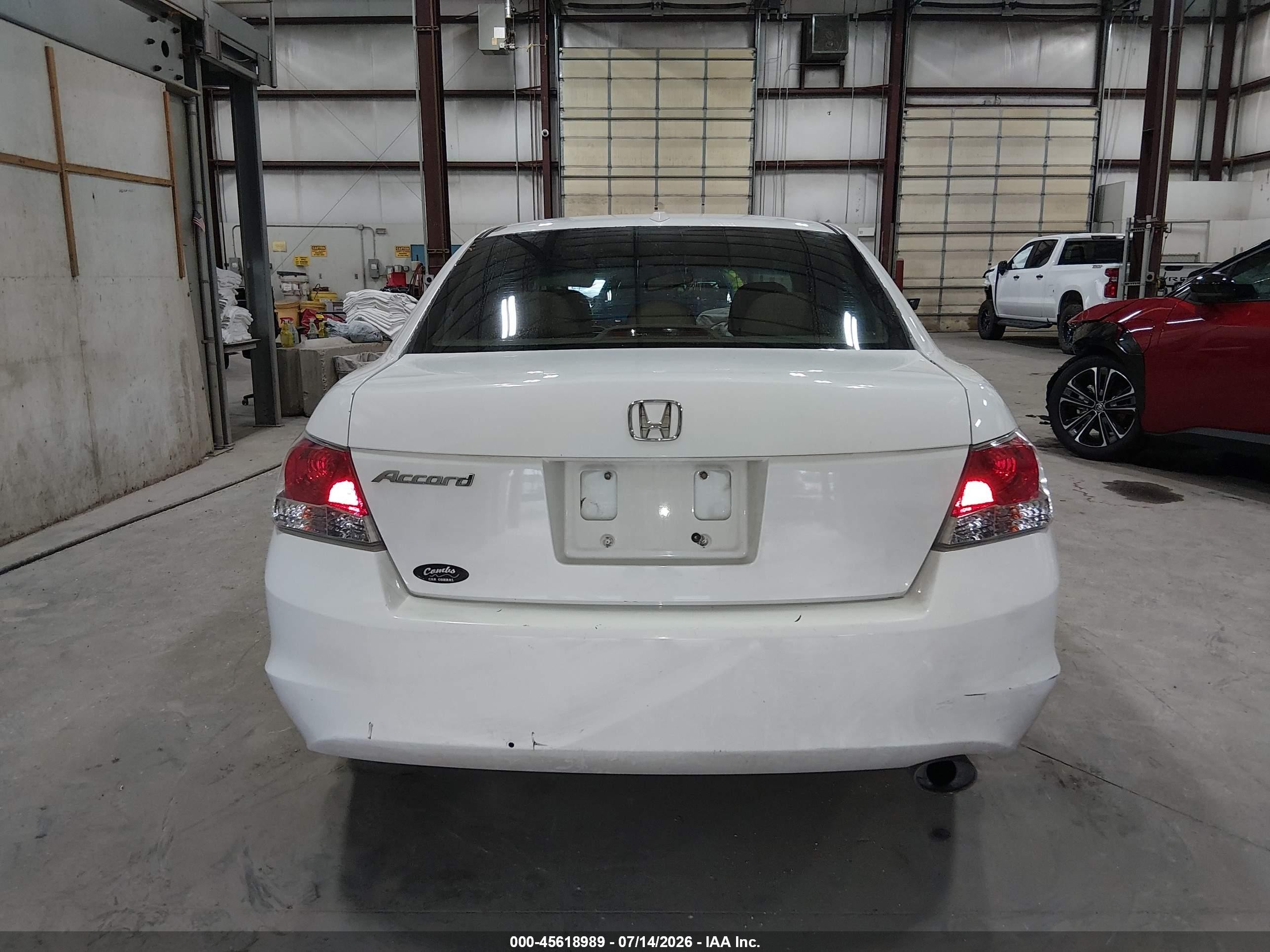 2010 Honda Accord 2.4 Ex-l White vin: 1HGCP2F8XAA125389