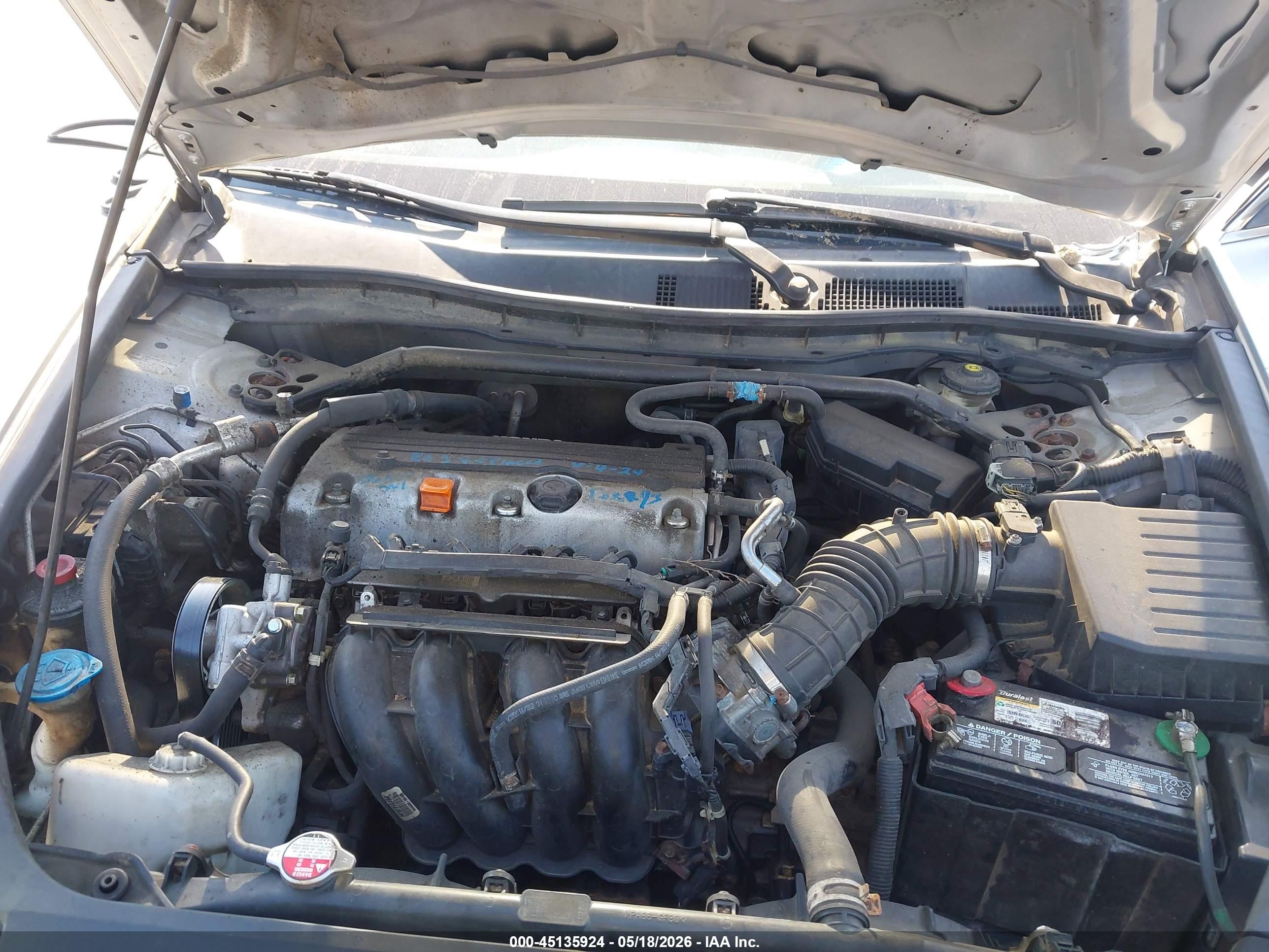2010 Honda Accord 2.4 Ex-l Silver vin: 1HGCP2F8XAA127031