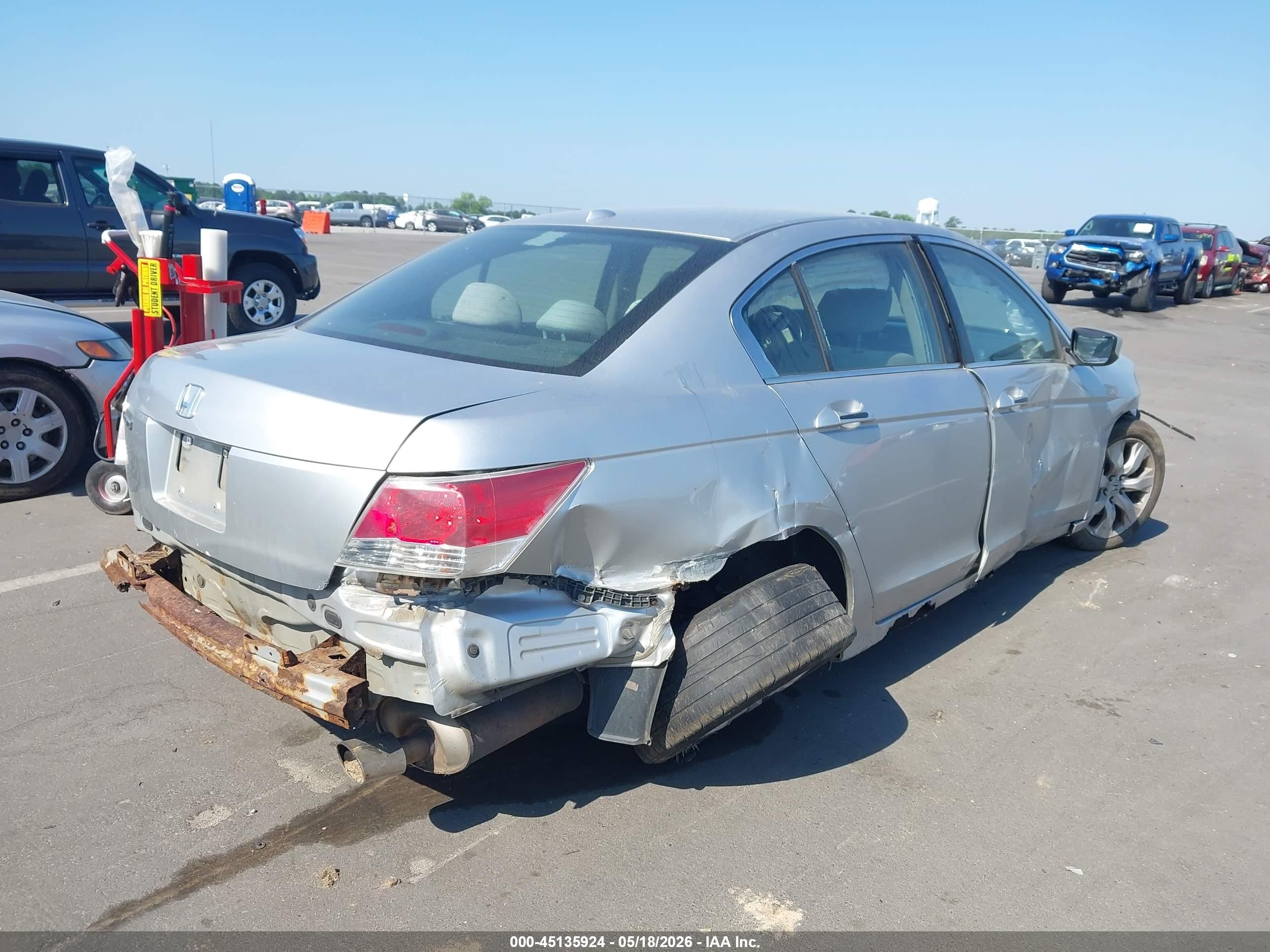 2010 Honda Accord 2.4 Ex-l Silver vin: 1HGCP2F8XAA127031