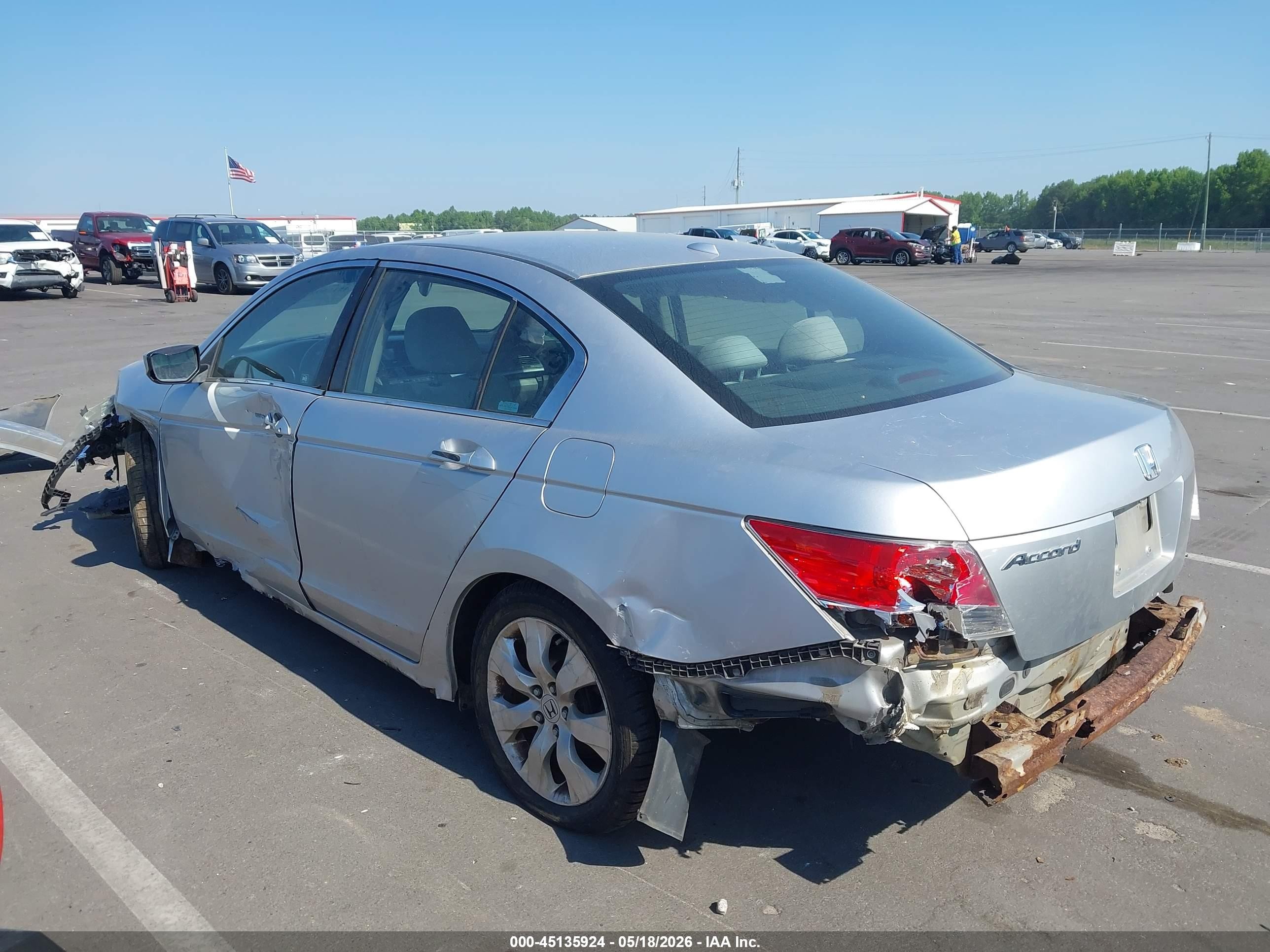 2010 Honda Accord 2.4 Ex-l Silver vin: 1HGCP2F8XAA127031