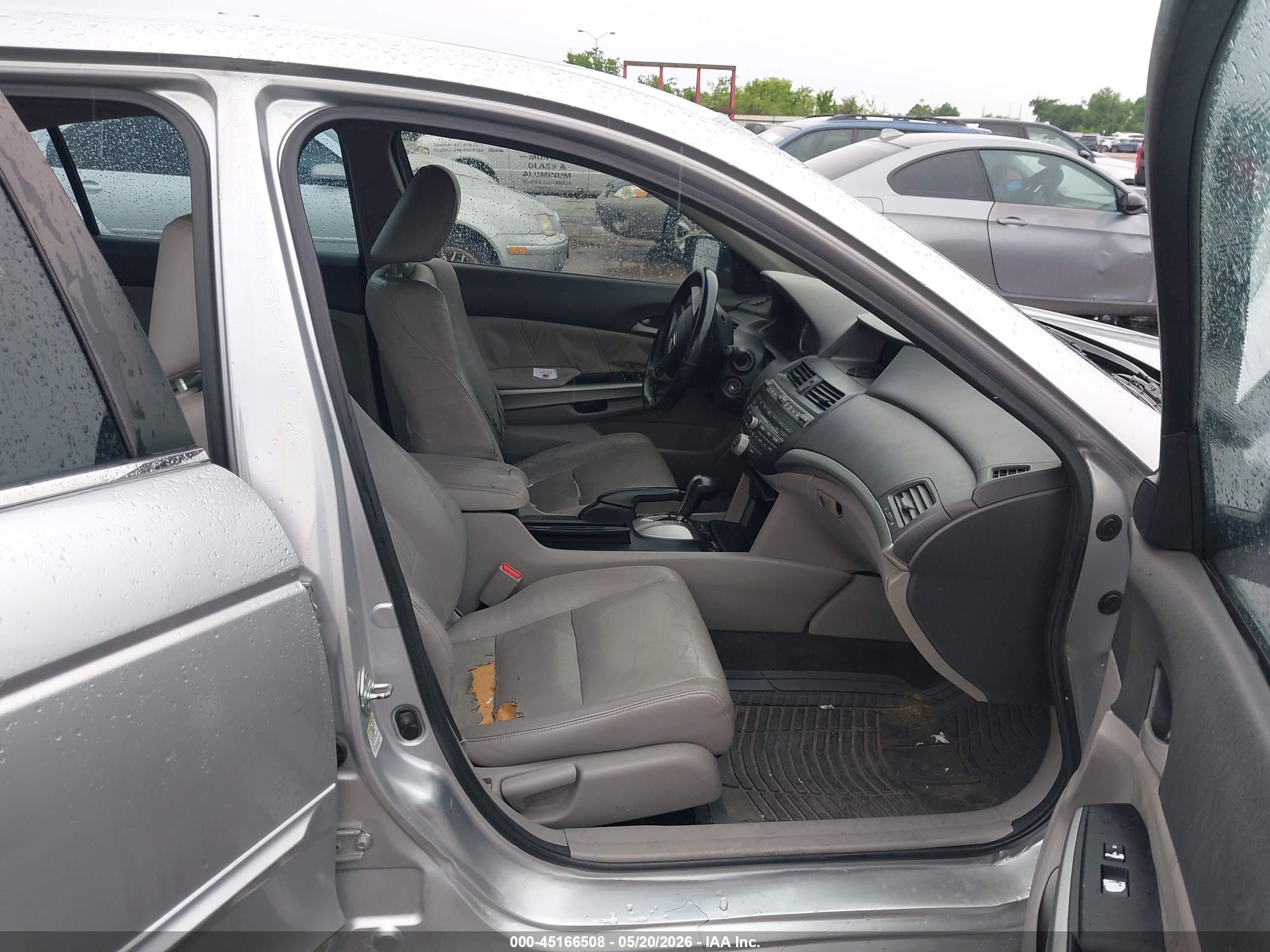 2010 Honda Accord 2.4 Ex-l Silver vin: 1HGCP2F8XAA134514