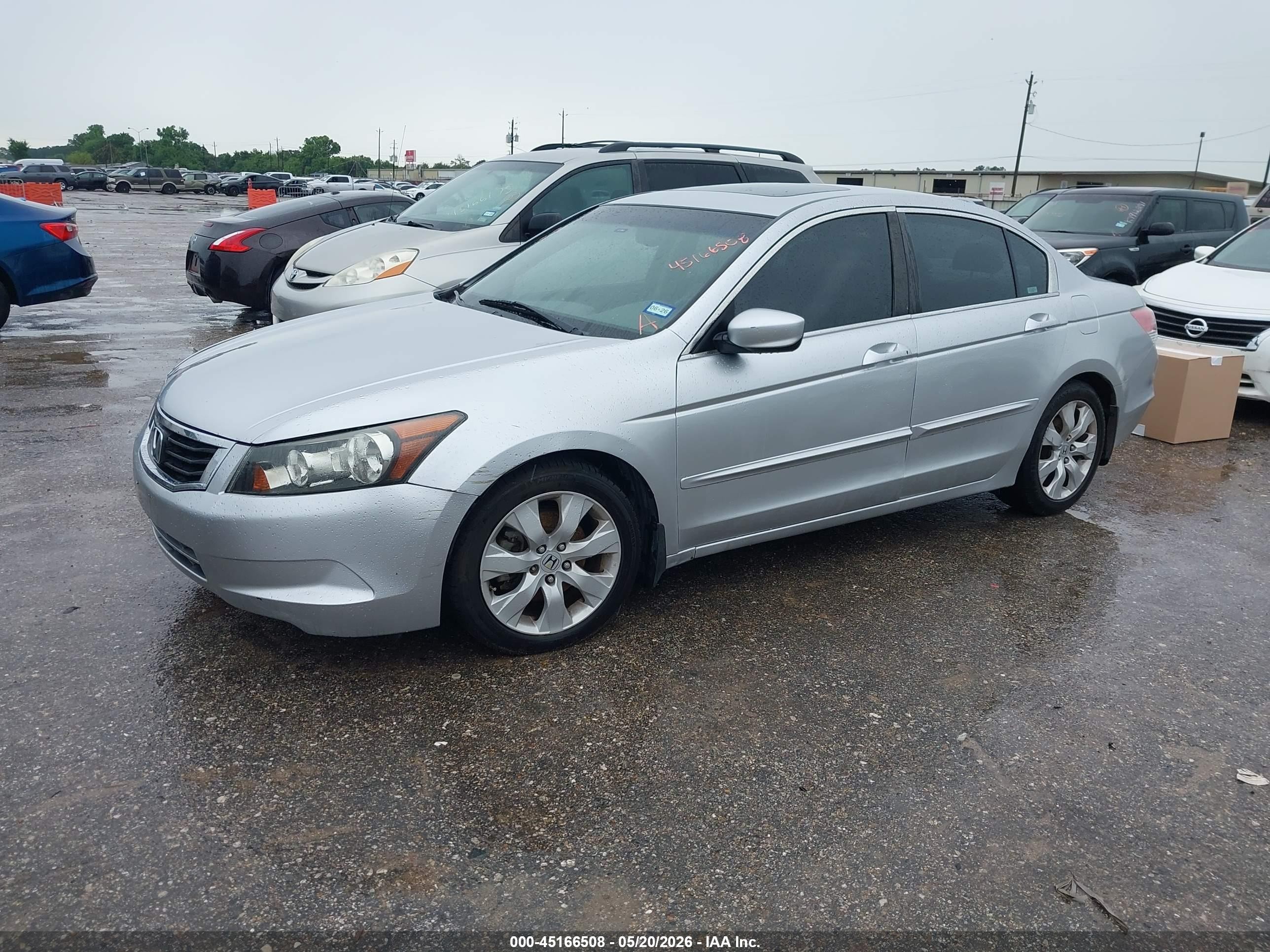 2010 Honda Accord 2.4 Ex-l Silver vin: 1HGCP2F8XAA134514