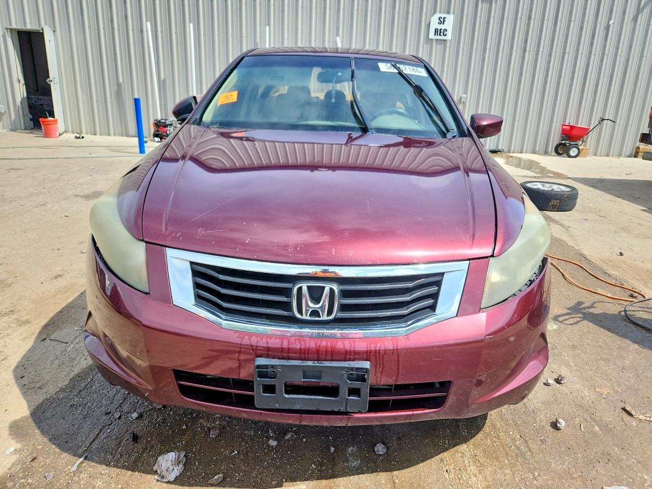 2010 Honda Accord Exl Burgundy vin: 1HGCP2F8XAA136019
