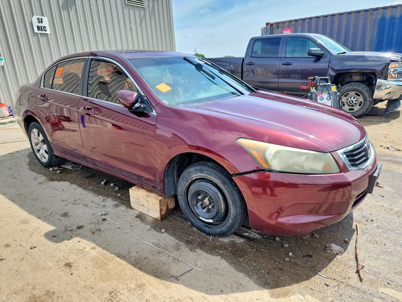 2010 Honda Accord Exl Burgundy vin: 1HGCP2F8XAA136019