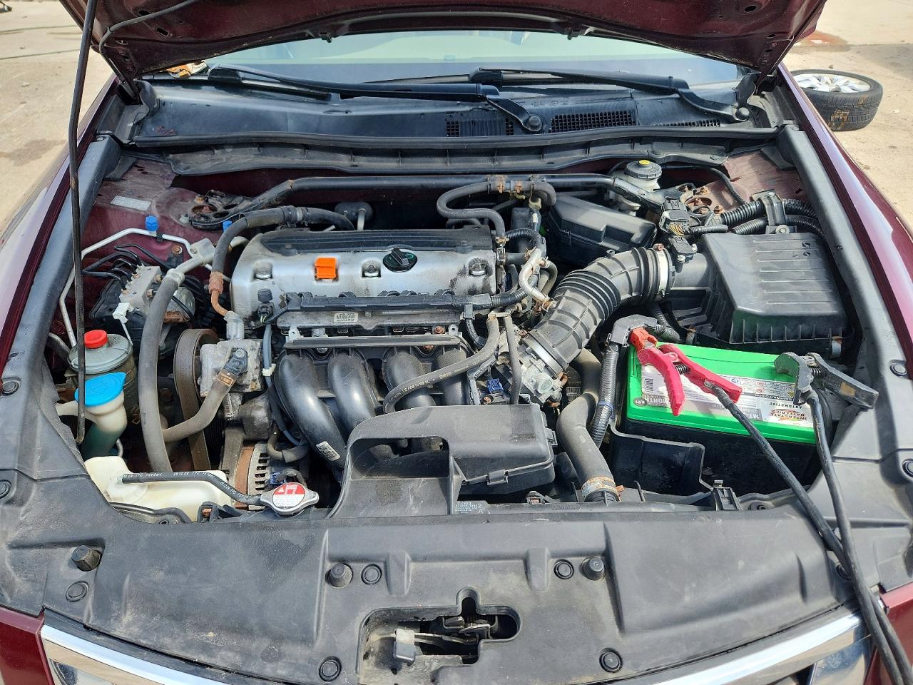 2010 Honda Accord Exl Burgundy vin: 1HGCP2F8XAA136019