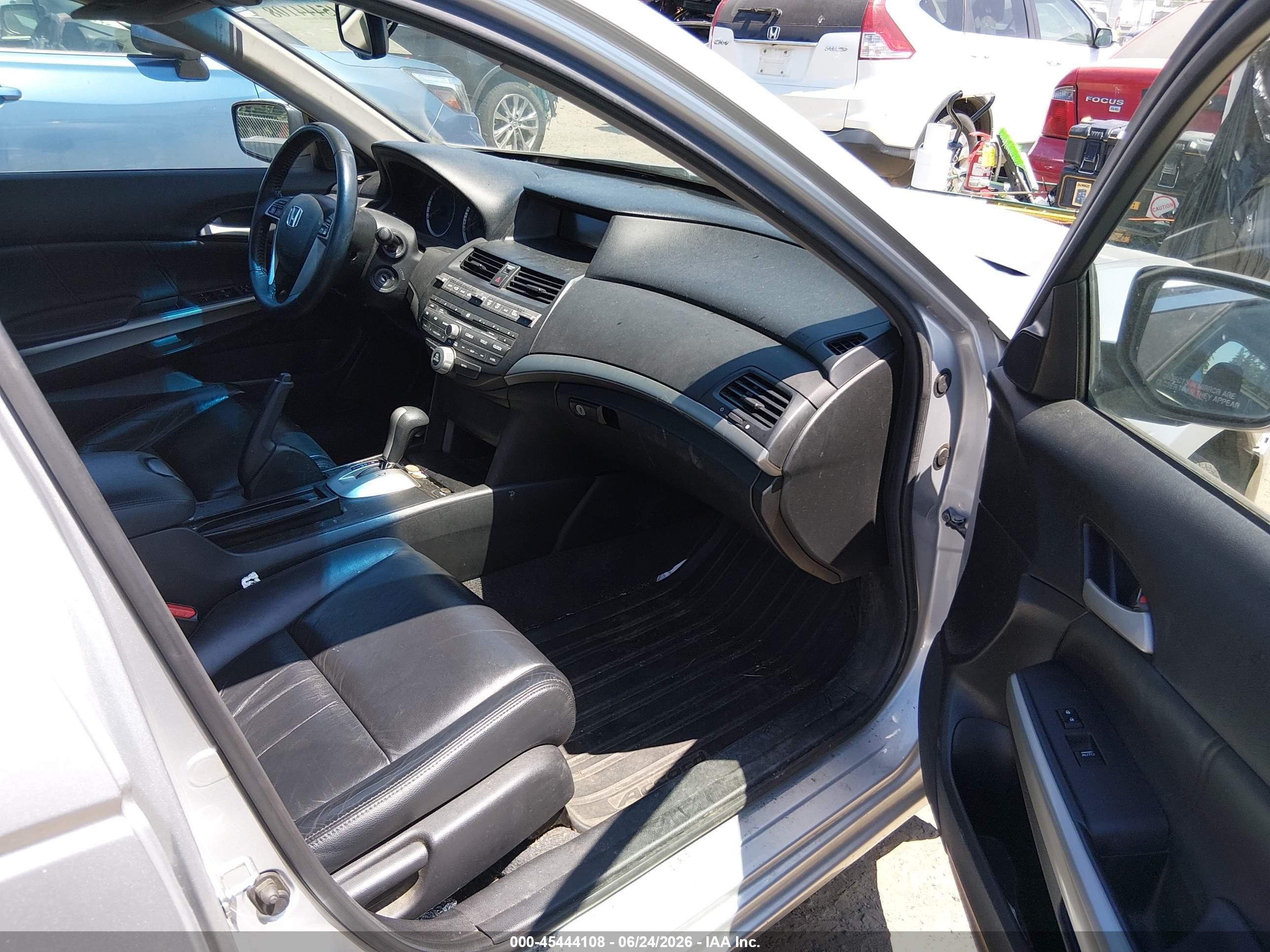 2010 Honda Accord 2.4 Ex-l Silver vin: 1HGCP2F8XAA157629