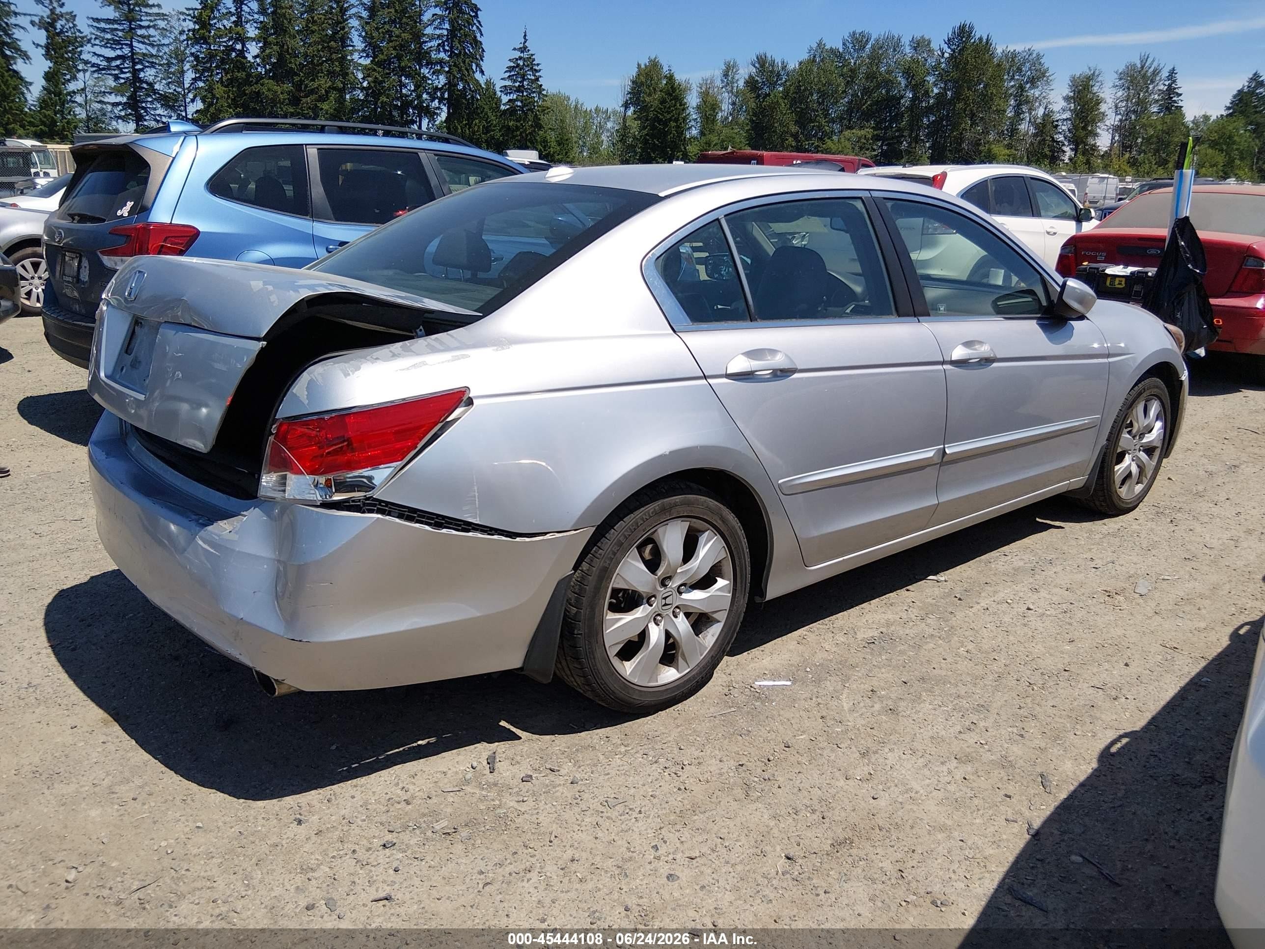 2010 Honda Accord 2.4 Ex-l Silver vin: 1HGCP2F8XAA157629