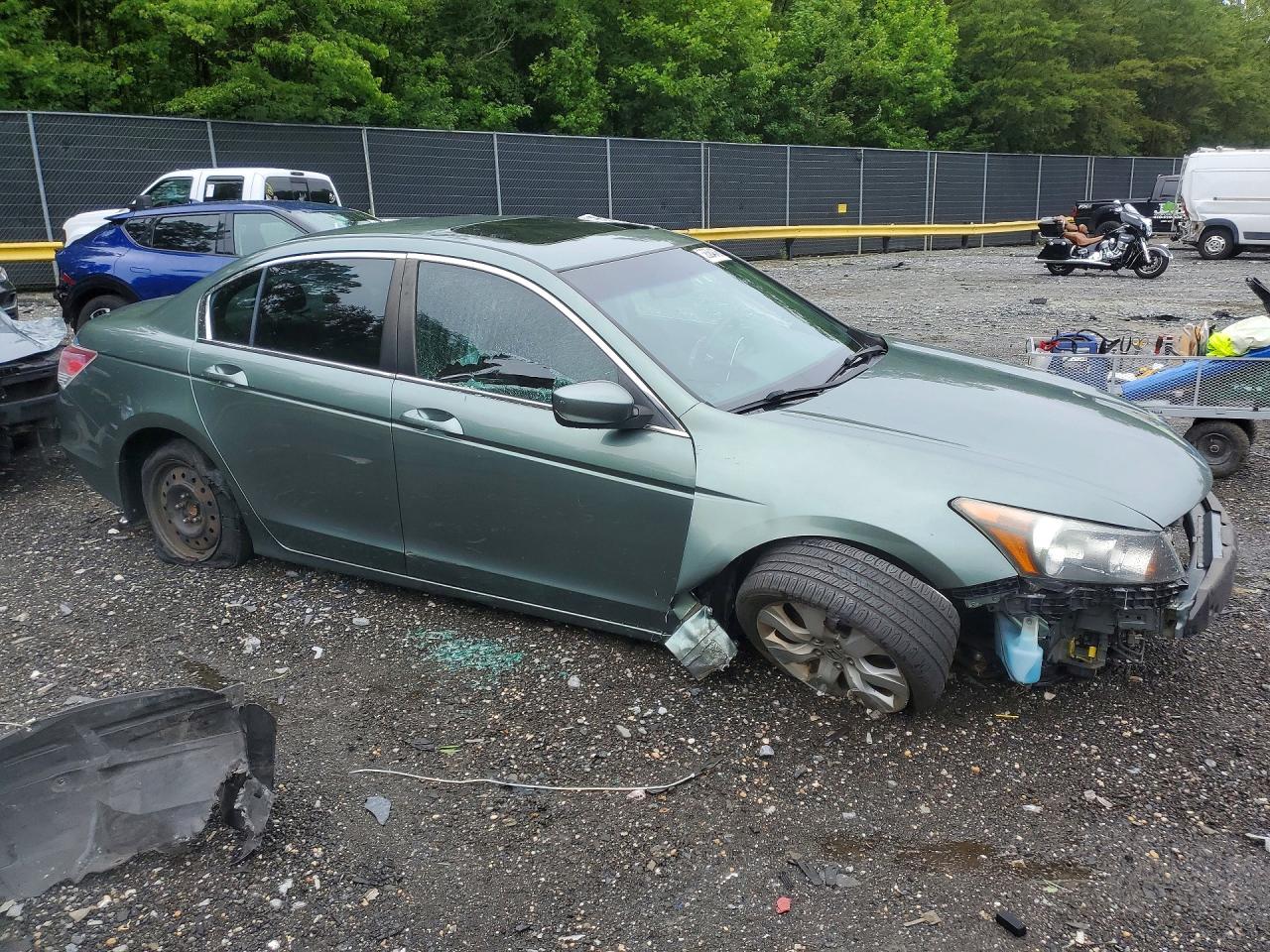 2010 Honda Accord Exl Green vin: 1HGCP2F8XAA163155