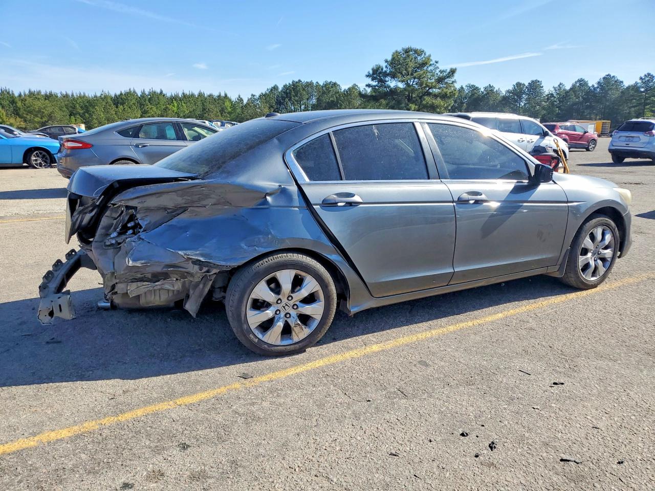 2010 Honda Accord Exl Серый vin: 1HGCP2F8XAA167352