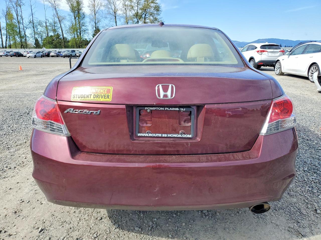 2010 Honda Accord Exl Темно-бордовый vin: 1HGCP2F8XAA175693