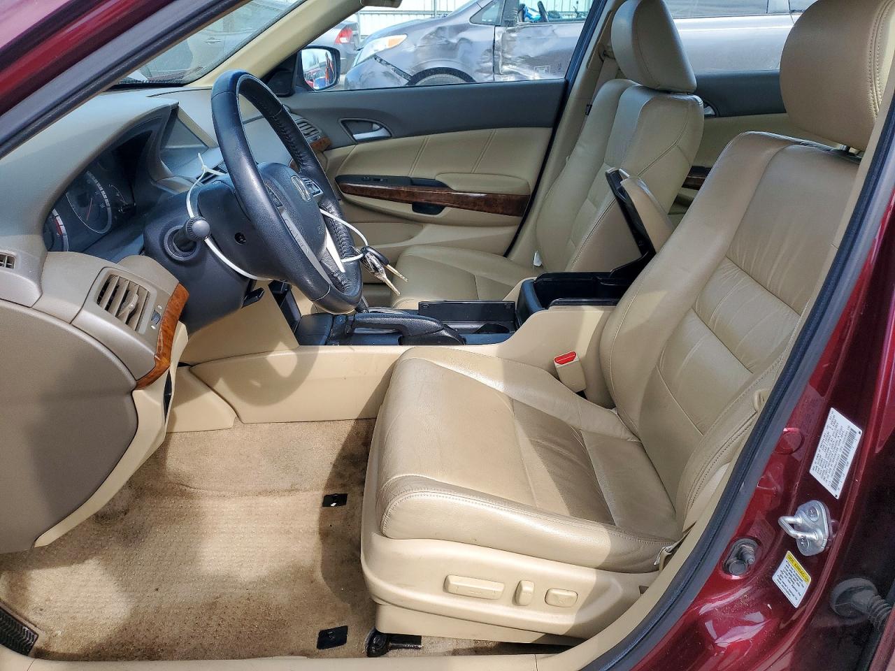2010 Honda Accord Exl Темно-бордовый vin: 1HGCP2F8XAA175693