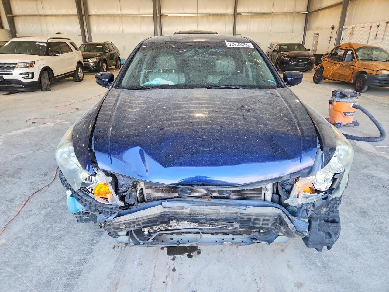 2010 Honda Accord Exl Blue vin: 1HGCP2F8XAA184815