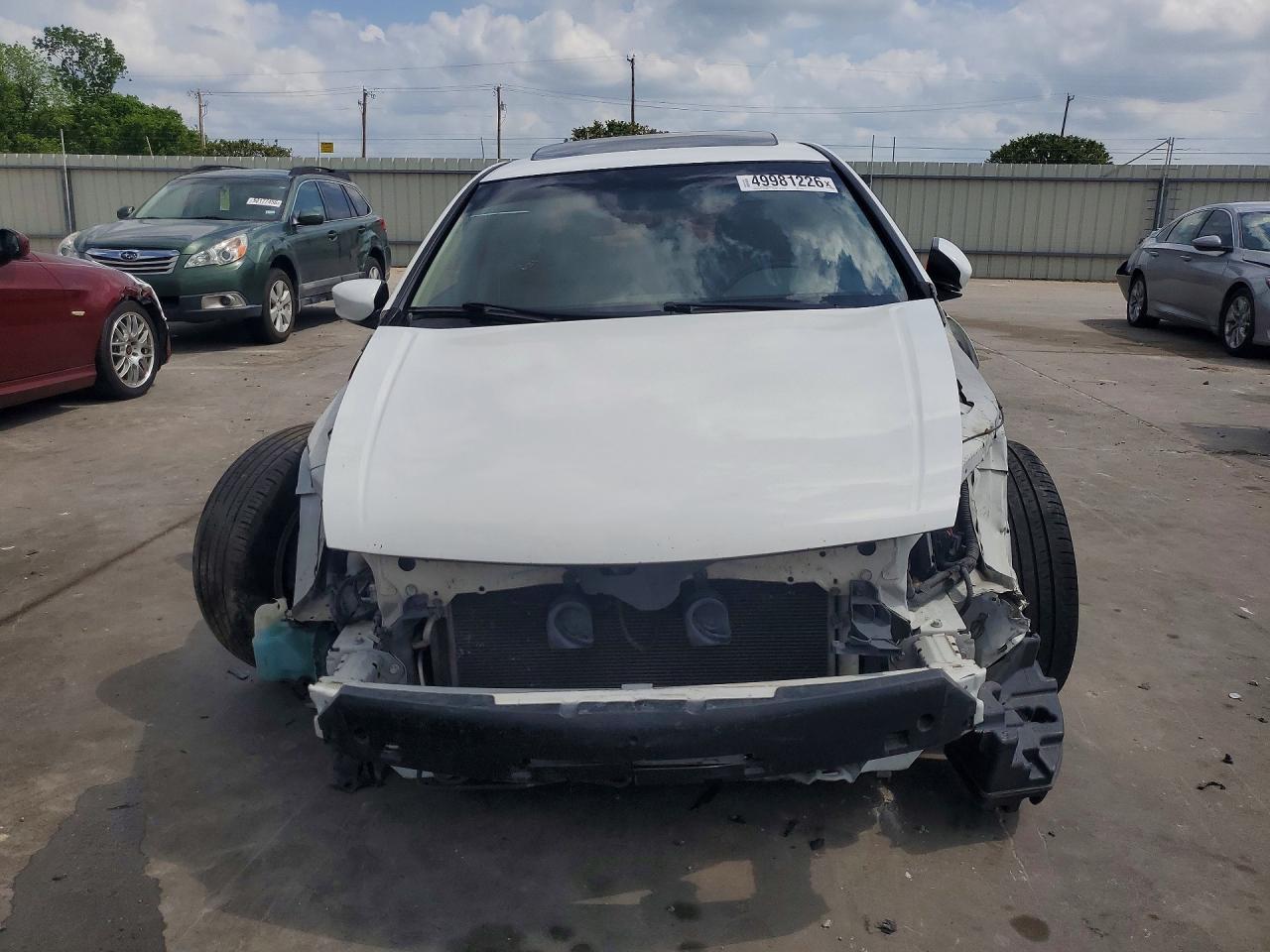 2010 Honda Accord Exl White vin: 1HGCP2F8XAA190016