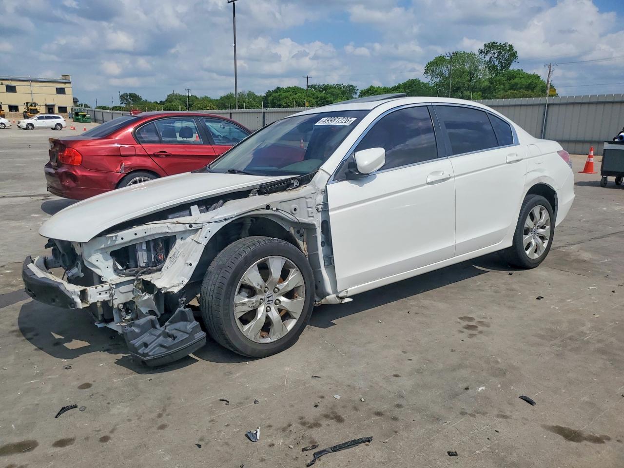 2010 Honda Accord Exl White vin: 1HGCP2F8XAA190016