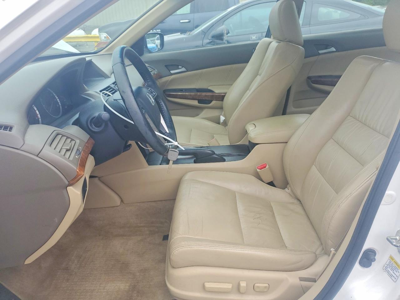 2010 Honda Accord Exl White vin: 1HGCP2F8XAA190047