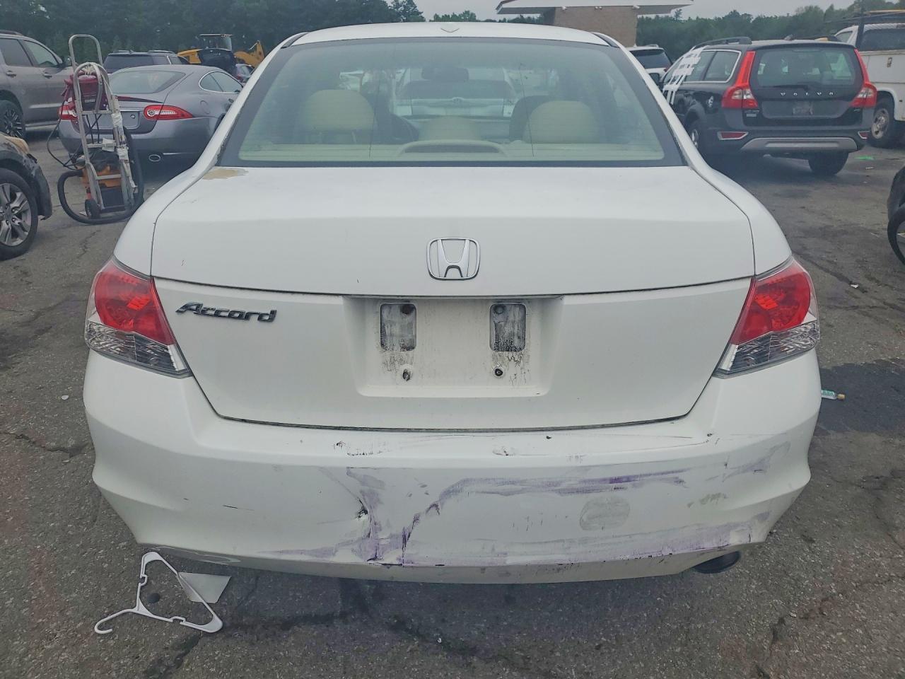 2010 Honda Accord Exl White vin: 1HGCP2F8XAA190047