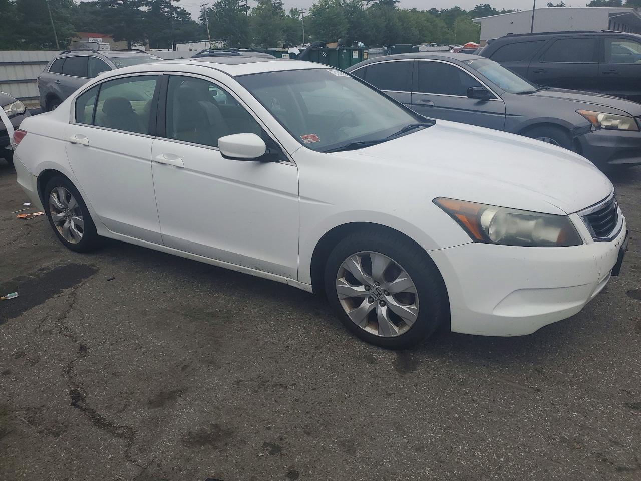 2010 Honda Accord Exl White vin: 1HGCP2F8XAA190047