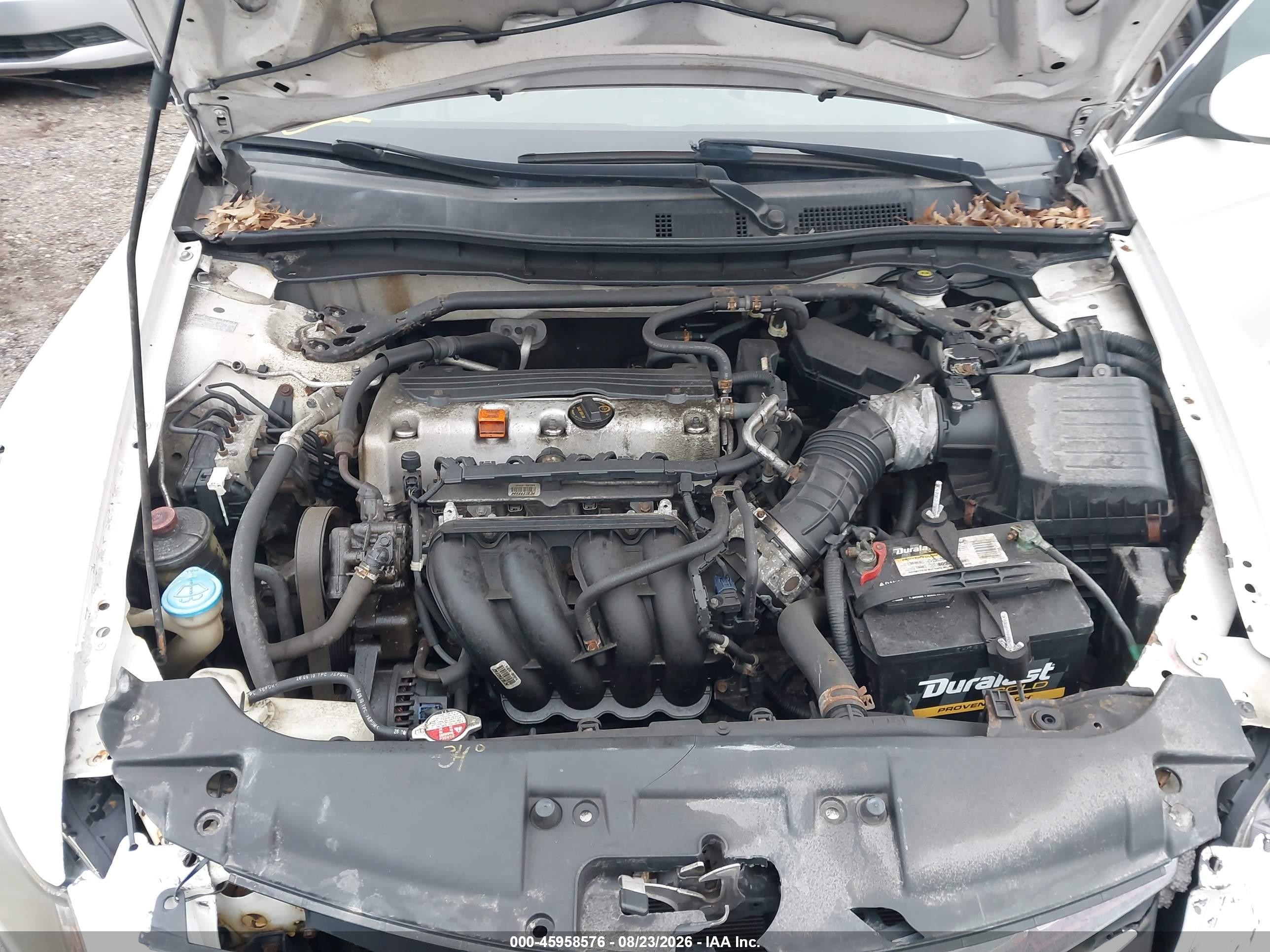 2011 Honda Accord 2.4 Ex-l White vin: 1HGCP2F8XBA009465