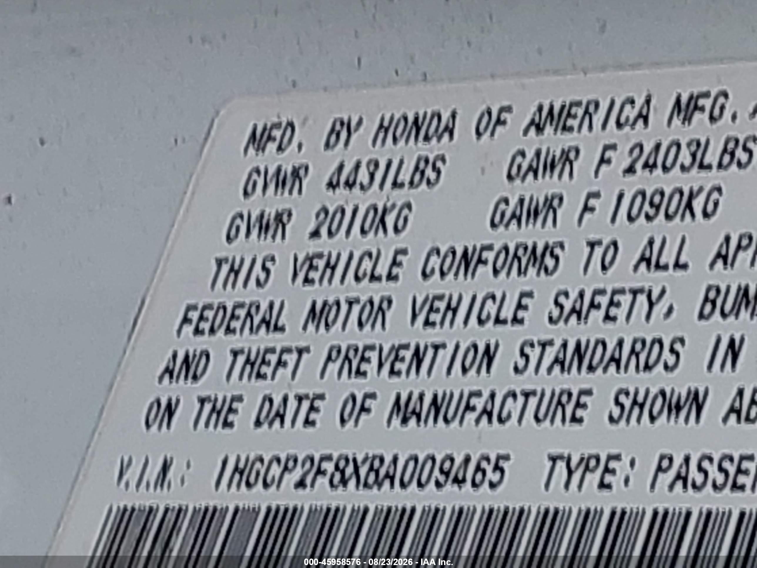 2011 Honda Accord 2.4 Ex-l White vin: 1HGCP2F8XBA009465