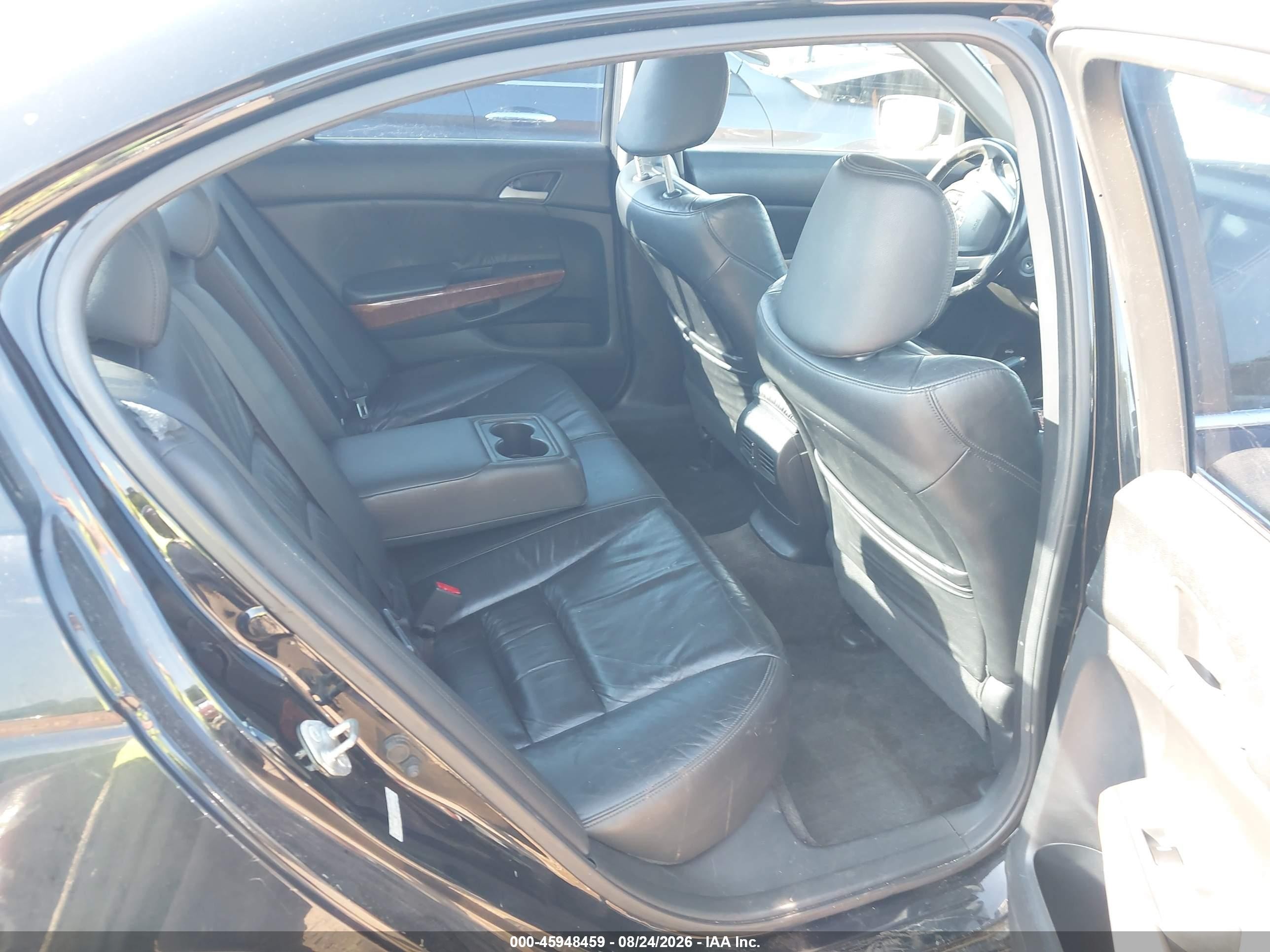 2011 Honda Accord 2.4 Ex-l Black vin: 1HGCP2F8XBA011670