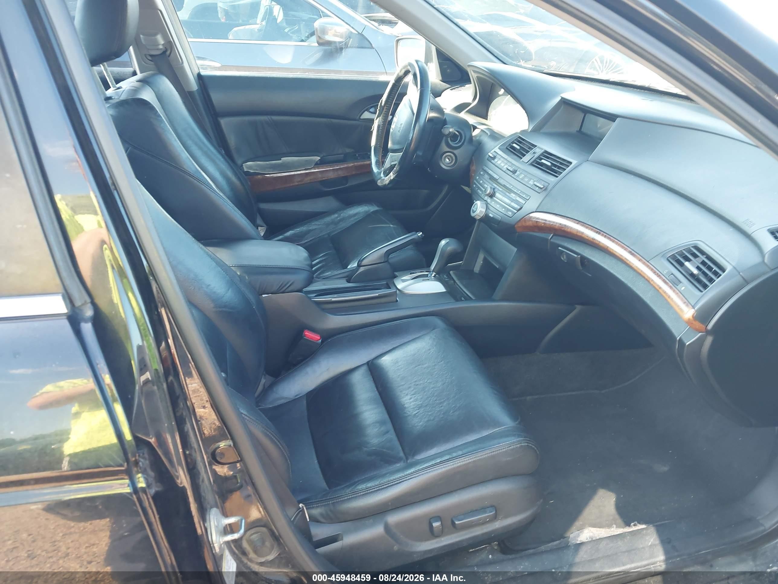 2011 Honda Accord 2.4 Ex-l Black vin: 1HGCP2F8XBA011670