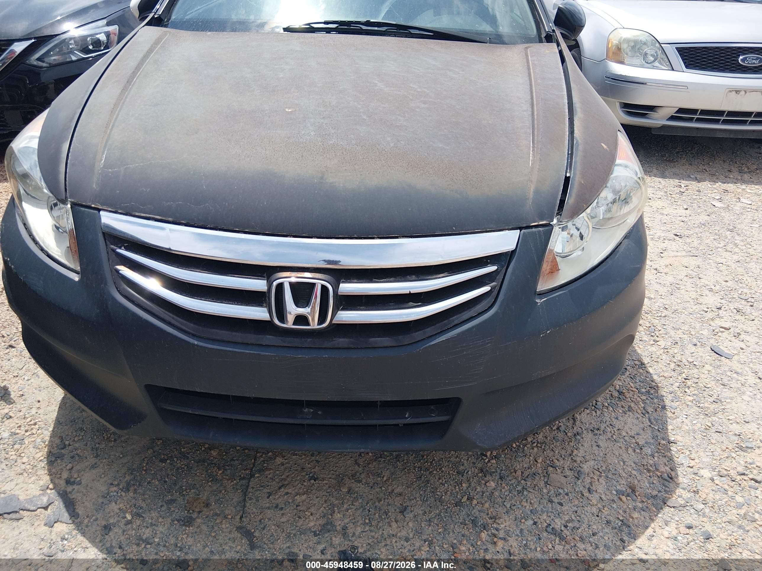 2011 Honda Accord 2.4 Ex-l Black vin: 1HGCP2F8XBA011670