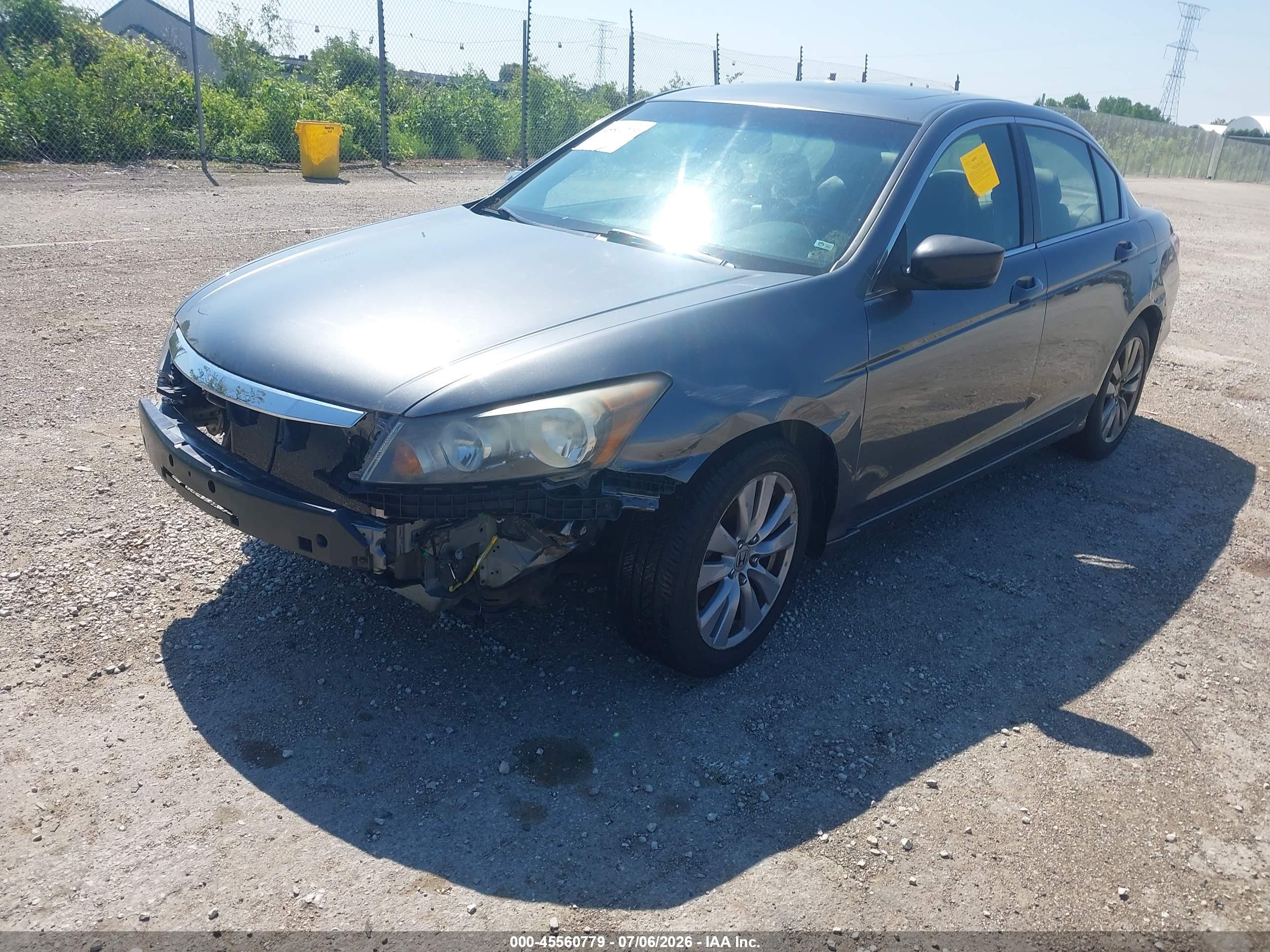 2011 Honda Accord 2.4 Ex-l Gray vin: 1HGCP2F8XBA013418