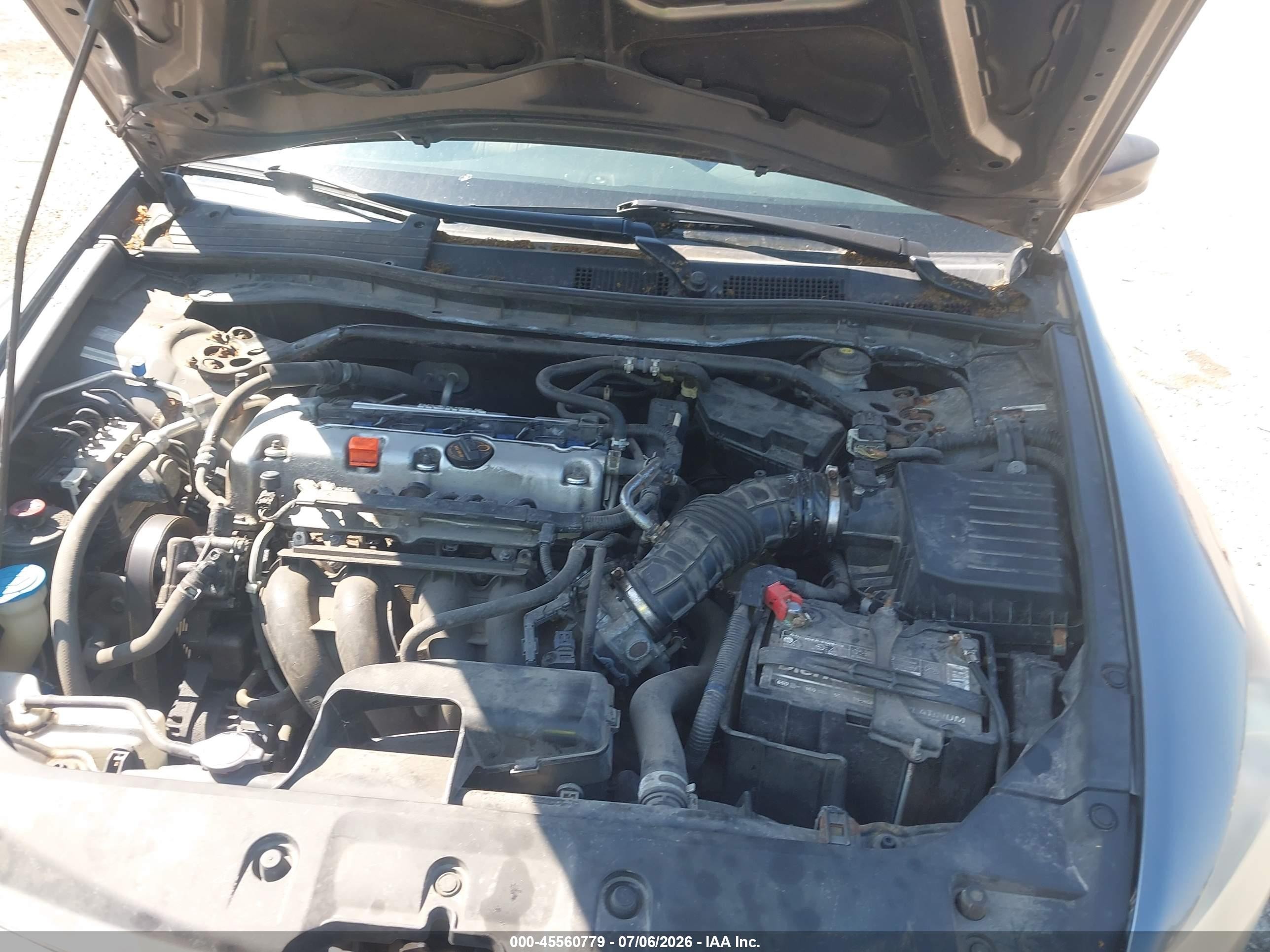 2011 Honda Accord 2.4 Ex-l Gray vin: 1HGCP2F8XBA013418