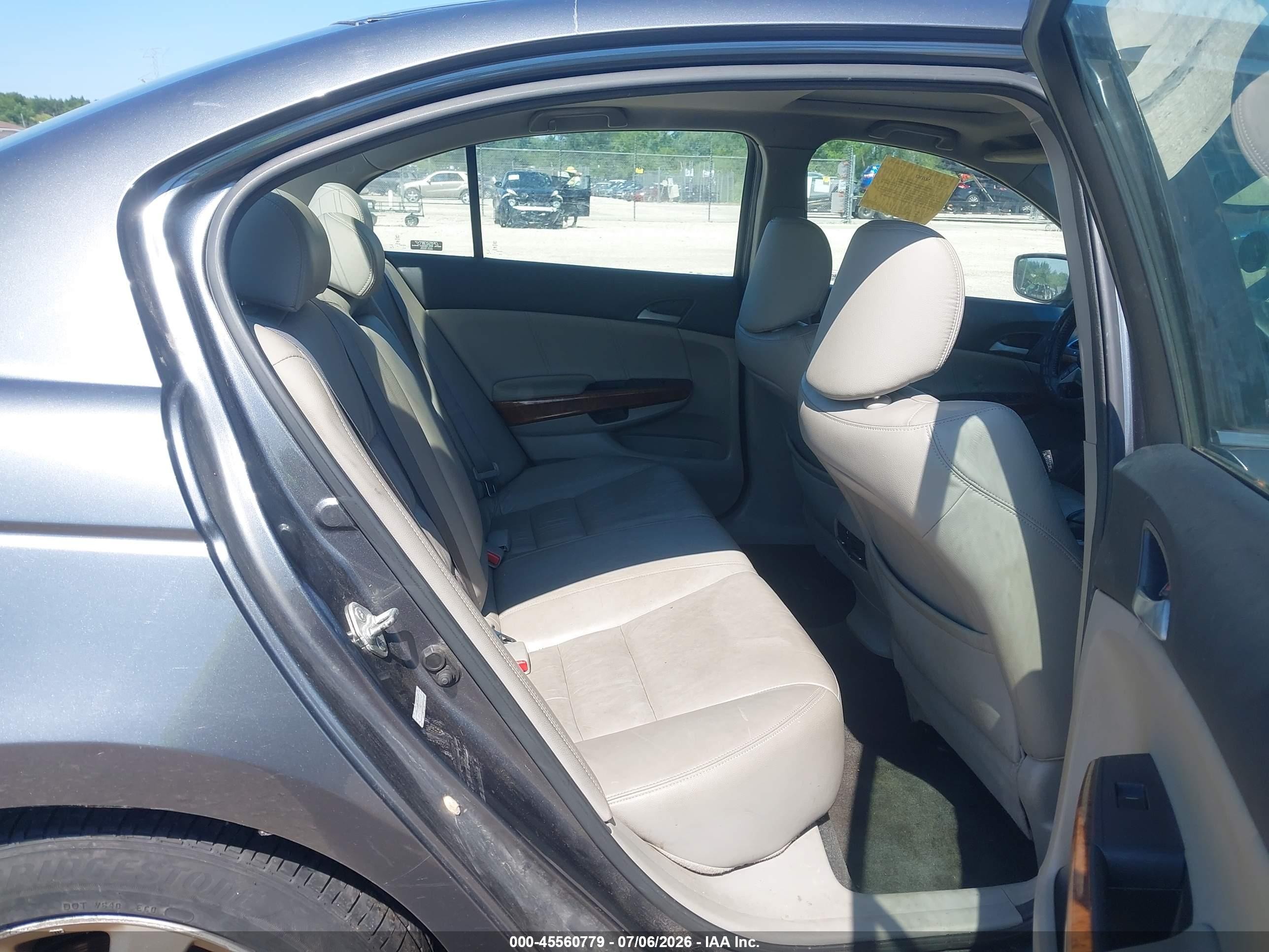 2011 Honda Accord 2.4 Ex-l Gray vin: 1HGCP2F8XBA013418