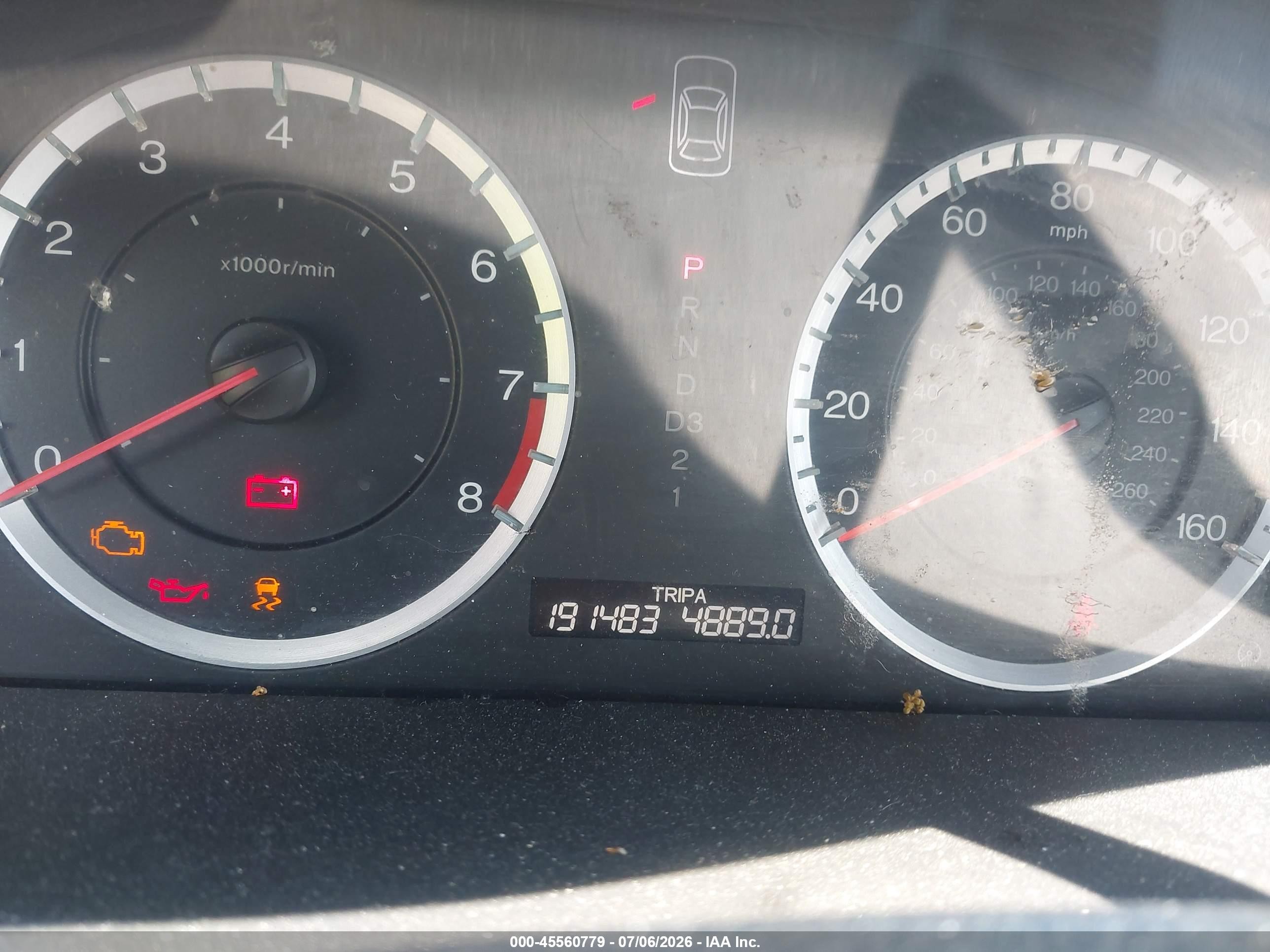 2011 Honda Accord 2.4 Ex-l Gray vin: 1HGCP2F8XBA013418