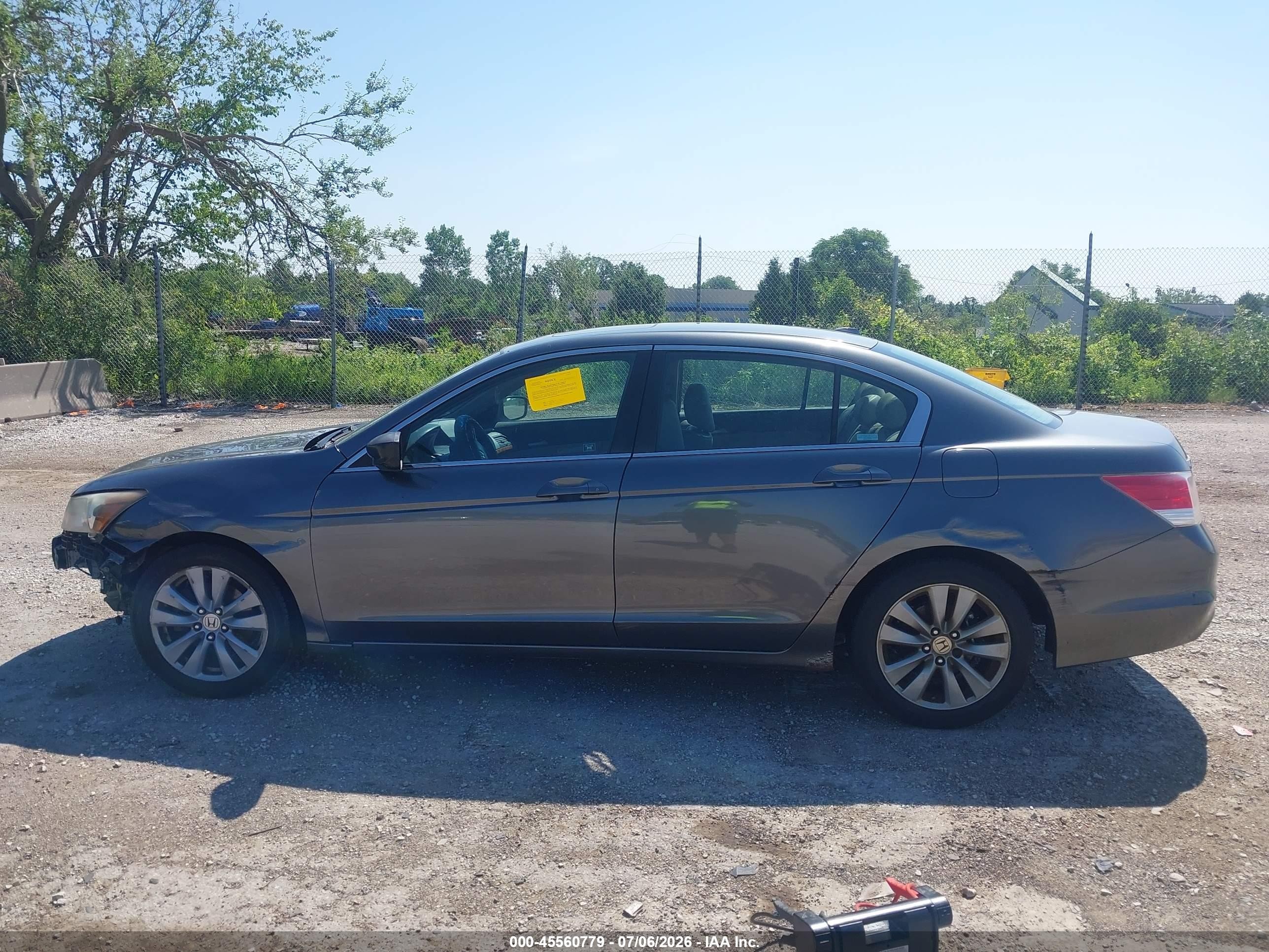2011 Honda Accord 2.4 Ex-l Gray vin: 1HGCP2F8XBA013418