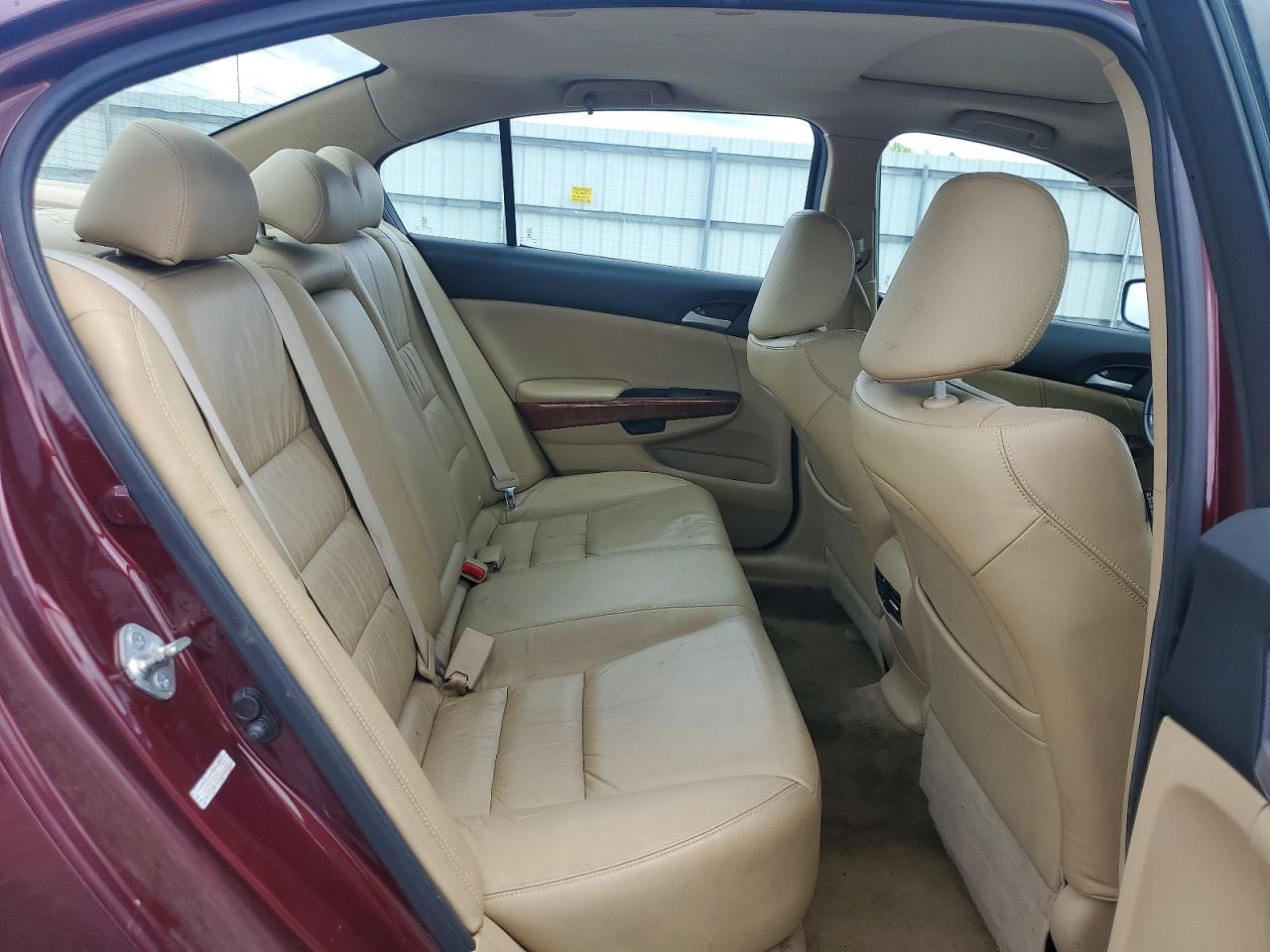 2011 Honda Accord Exl Burgundy vin: 1HGCP2F8XBA013726