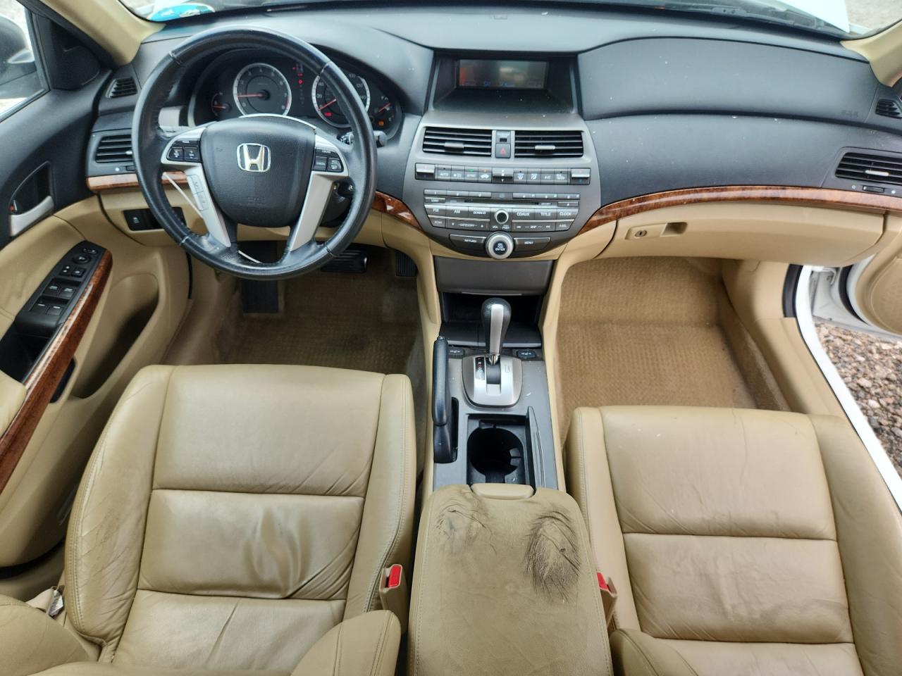 2011 Honda Accord Exl White vin: 1HGCP2F8XBA039159