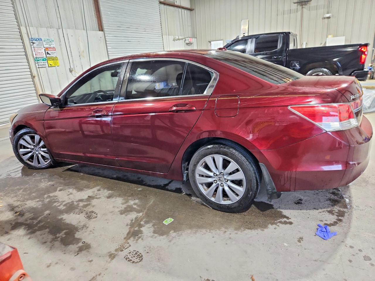 2011 Honda Accord Exl Burgundy vin: 1HGCP2F8XBA068094